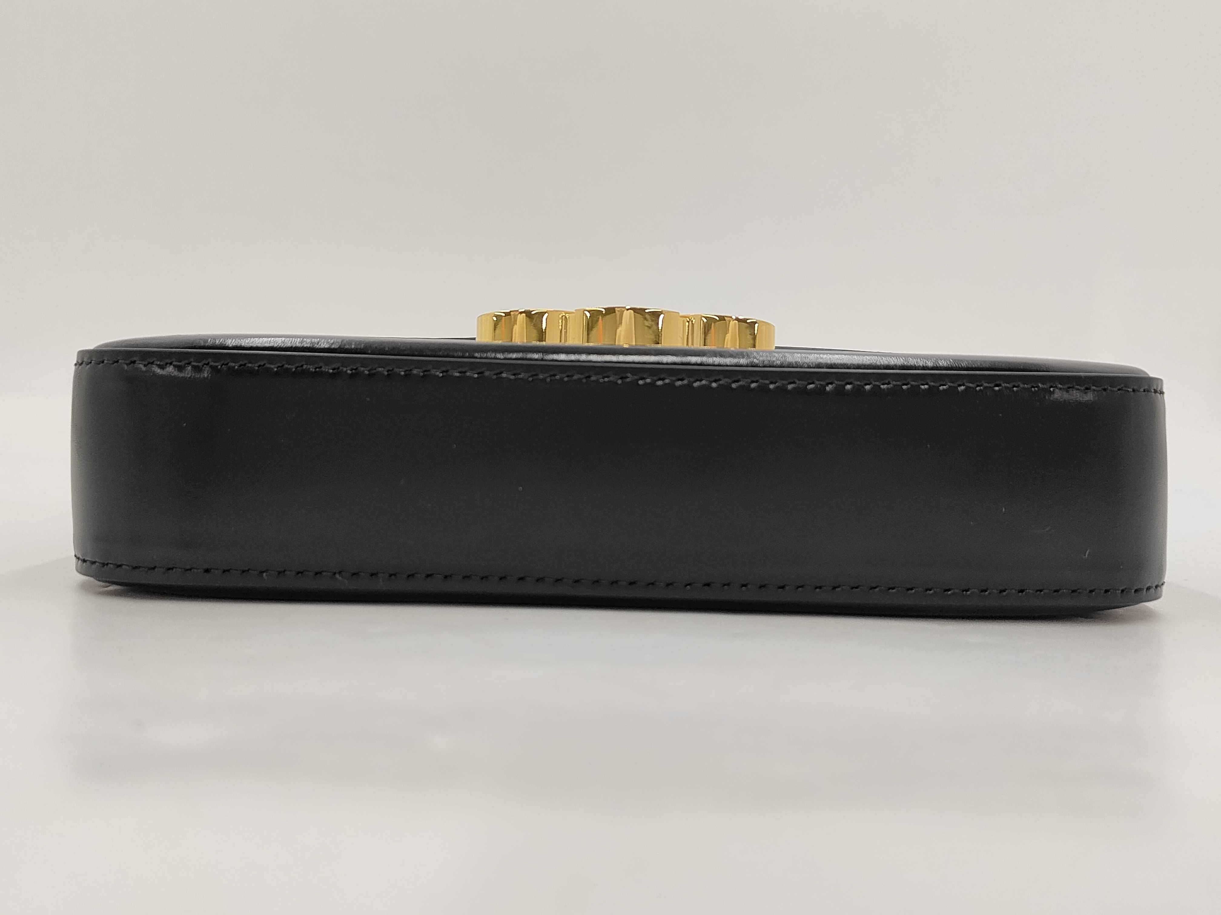 Triomphe Logo Metal Chain Shoulder Bag — view 3