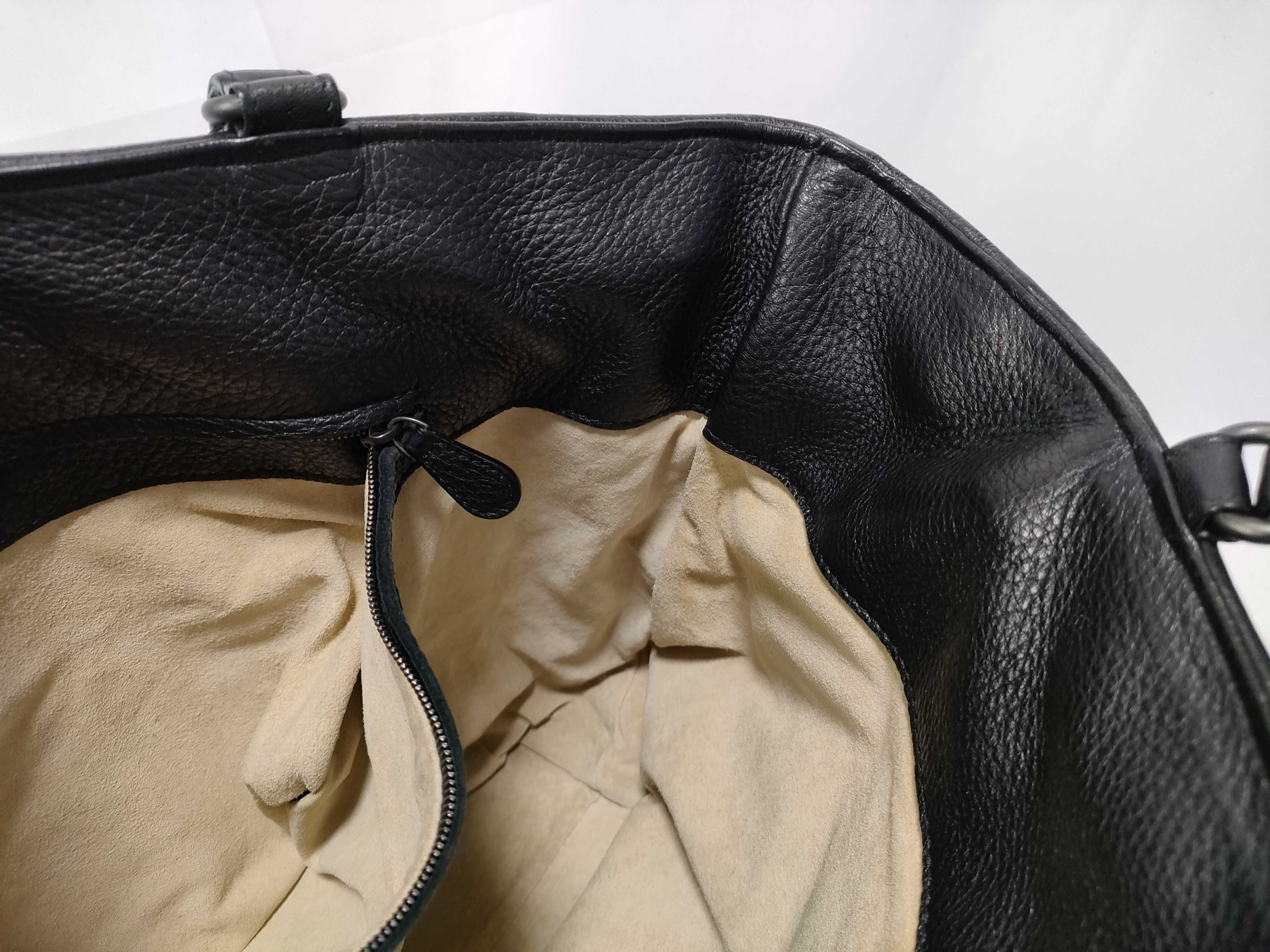 Quilted Intrecciato Leather Tote Bag — view 12