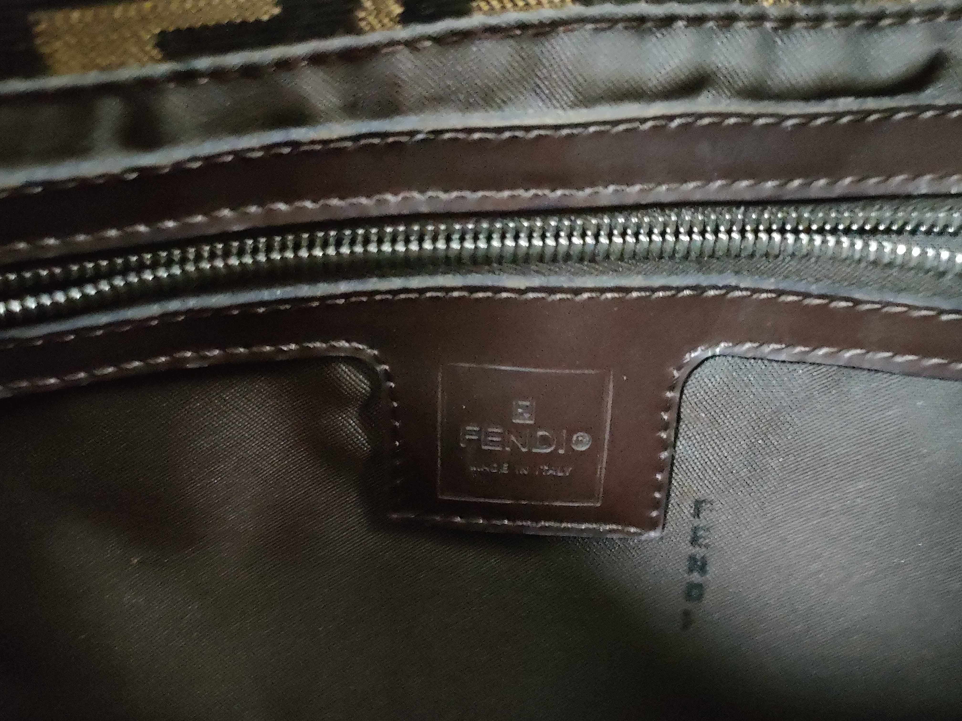 Zucca pattern Fendi Zucca handbag — view 11