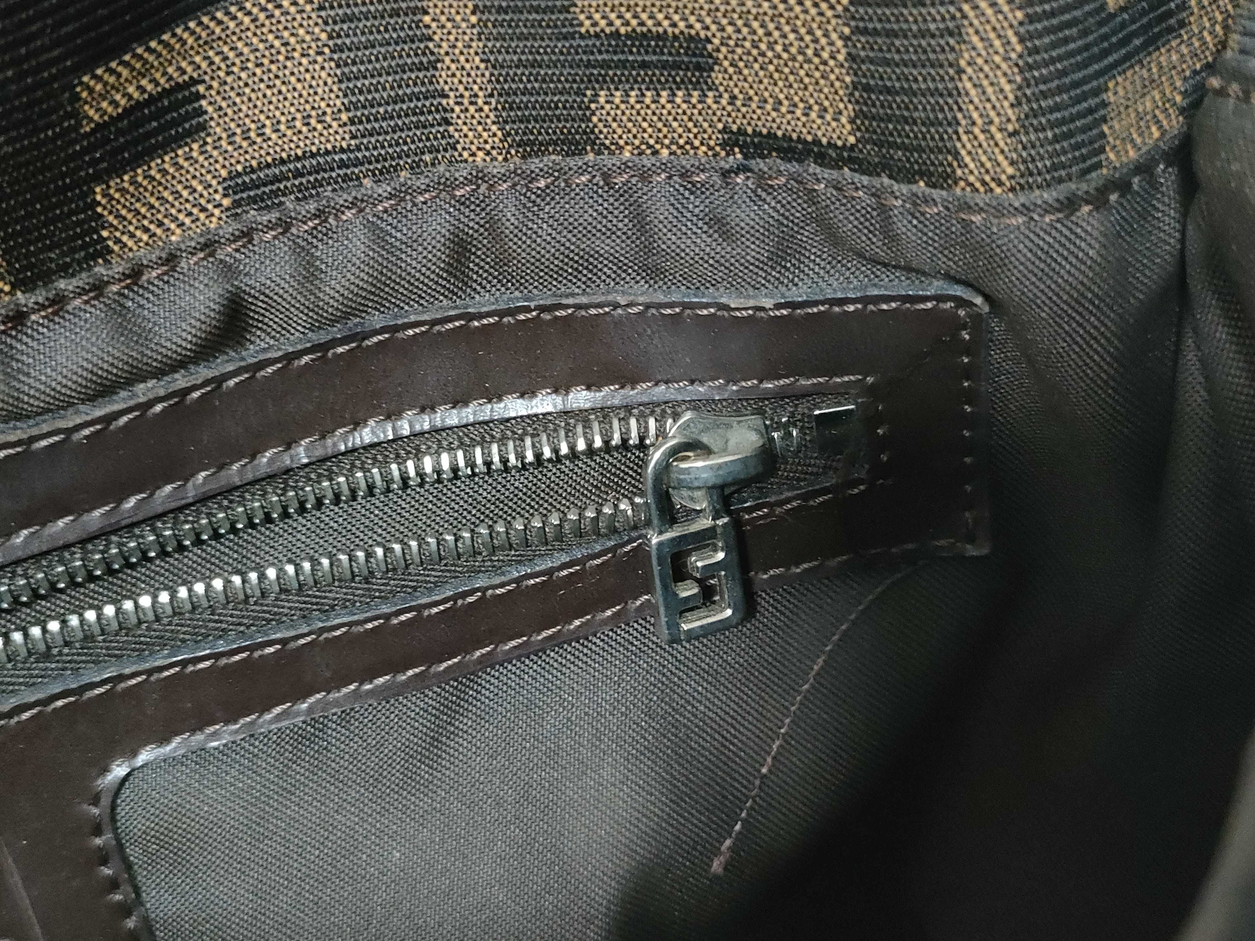 Zucca pattern Fendi Zucca handbag — view 13