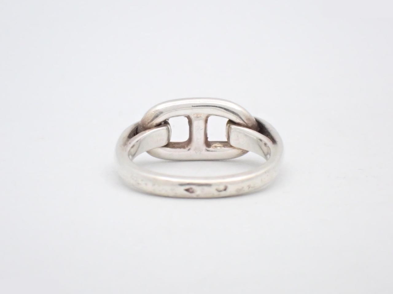 Chaine d'Ancre ring, stamped 49, actual size #7.5, 925g/3.6g — view 2