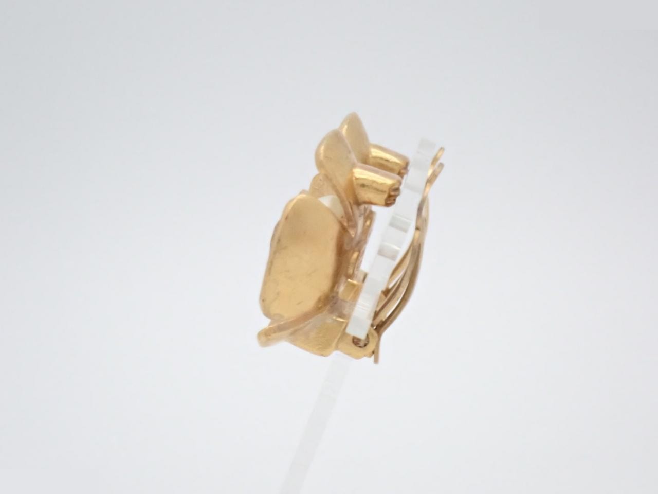 Coco Mark Pearl Flower Earrings 96/P — view 3