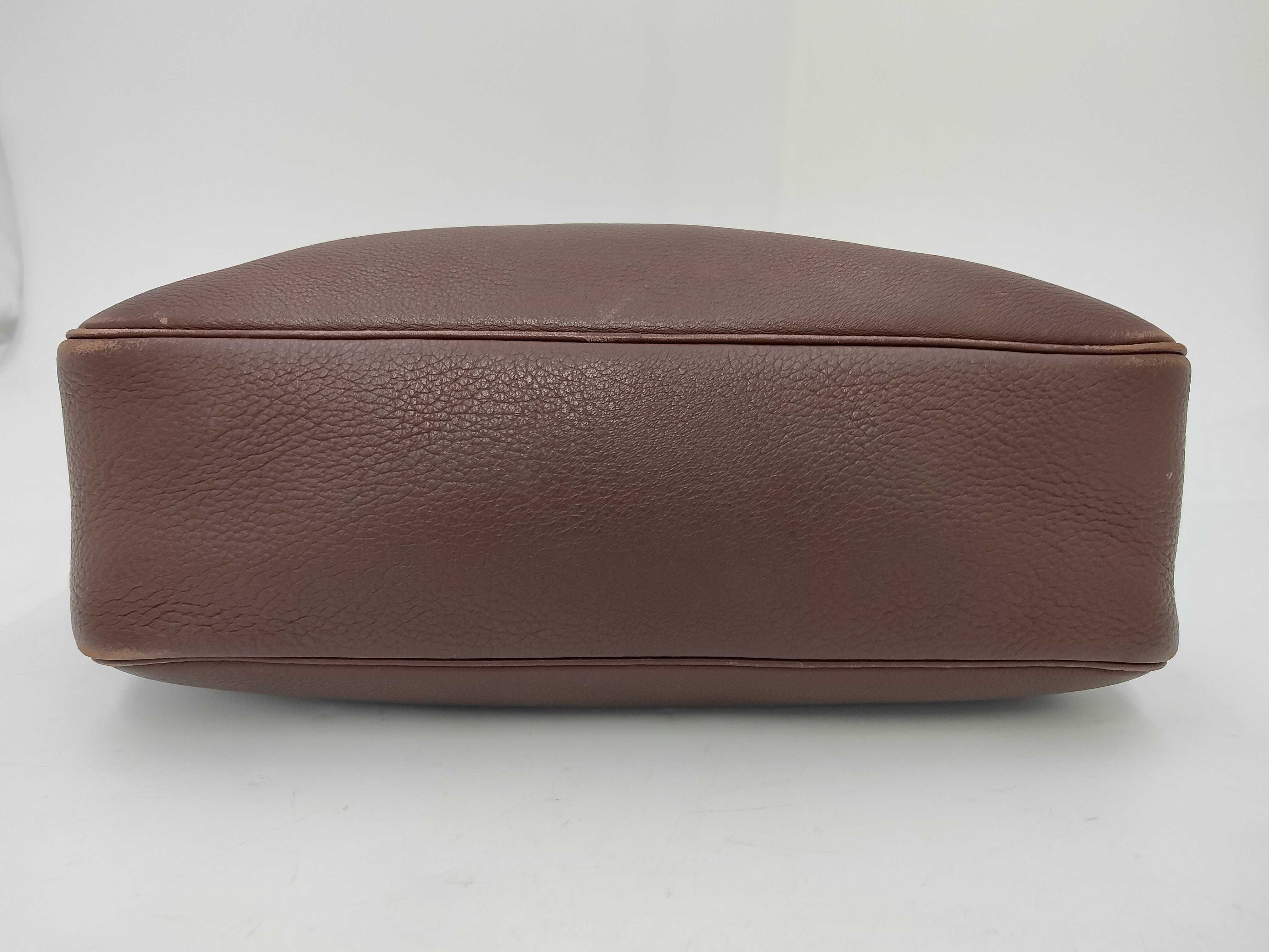 Saco Taurillon Clemence Marron Shoulder Bag (Stamp Unknown) with Dust Bag — view 7