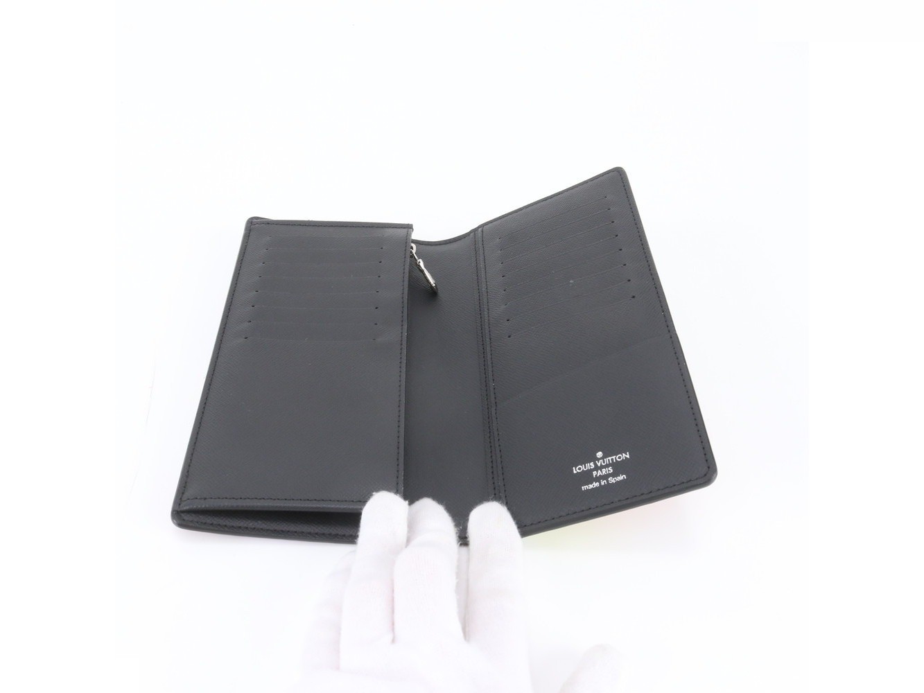 RFID-equipped Damier Graphite 3D Portefeuille Brazza NM N60457 — view 6
