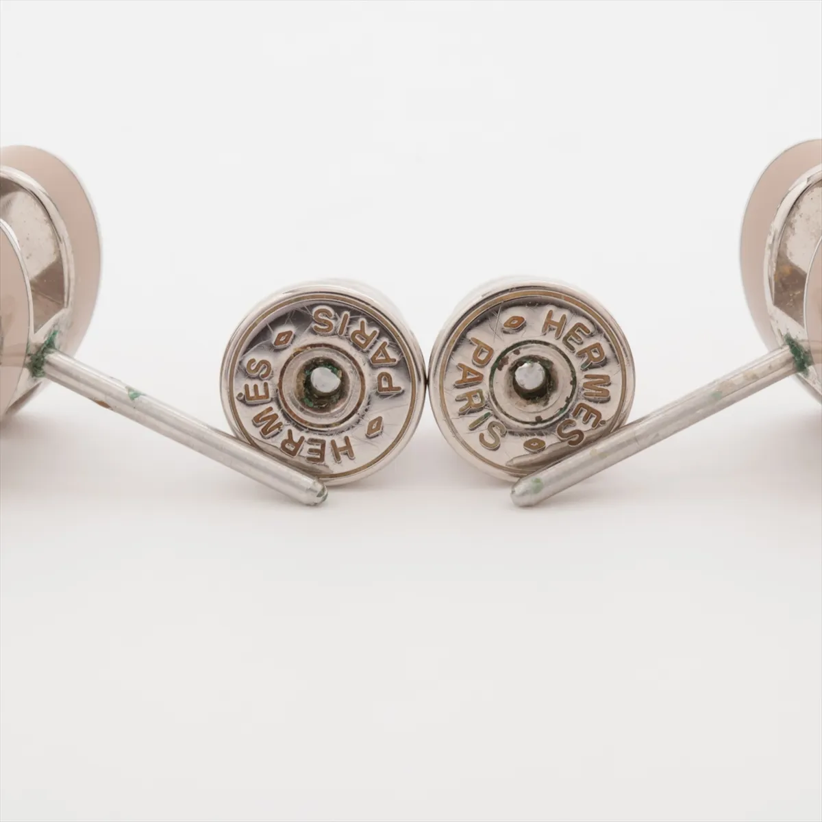 Mini Pop H Earrings (Pair) GP Silver x Gray. — view 4