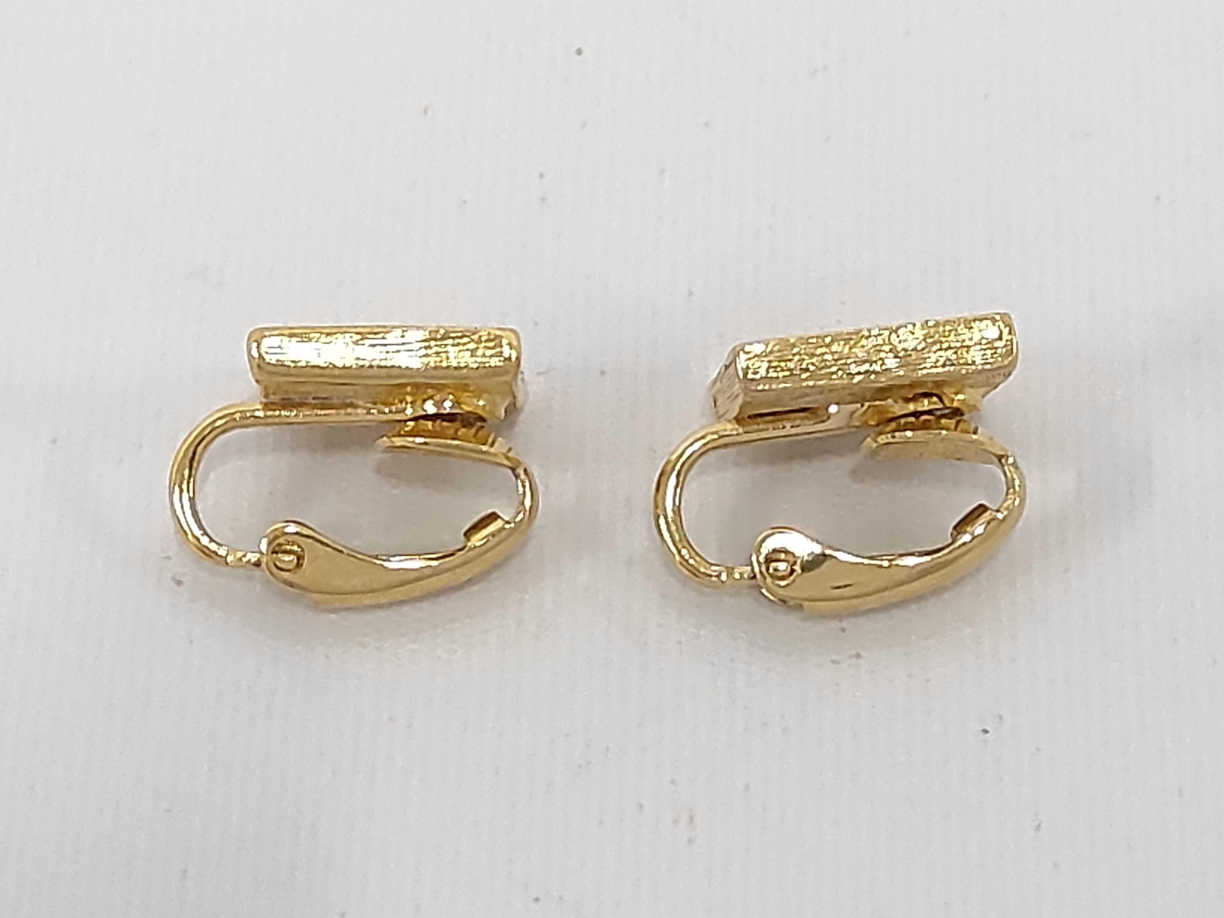 G-logo Square Gold Earrings — view 6