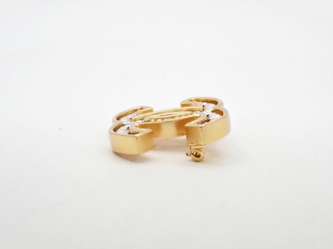 Brooch, Coco Mark, Gold — view 3