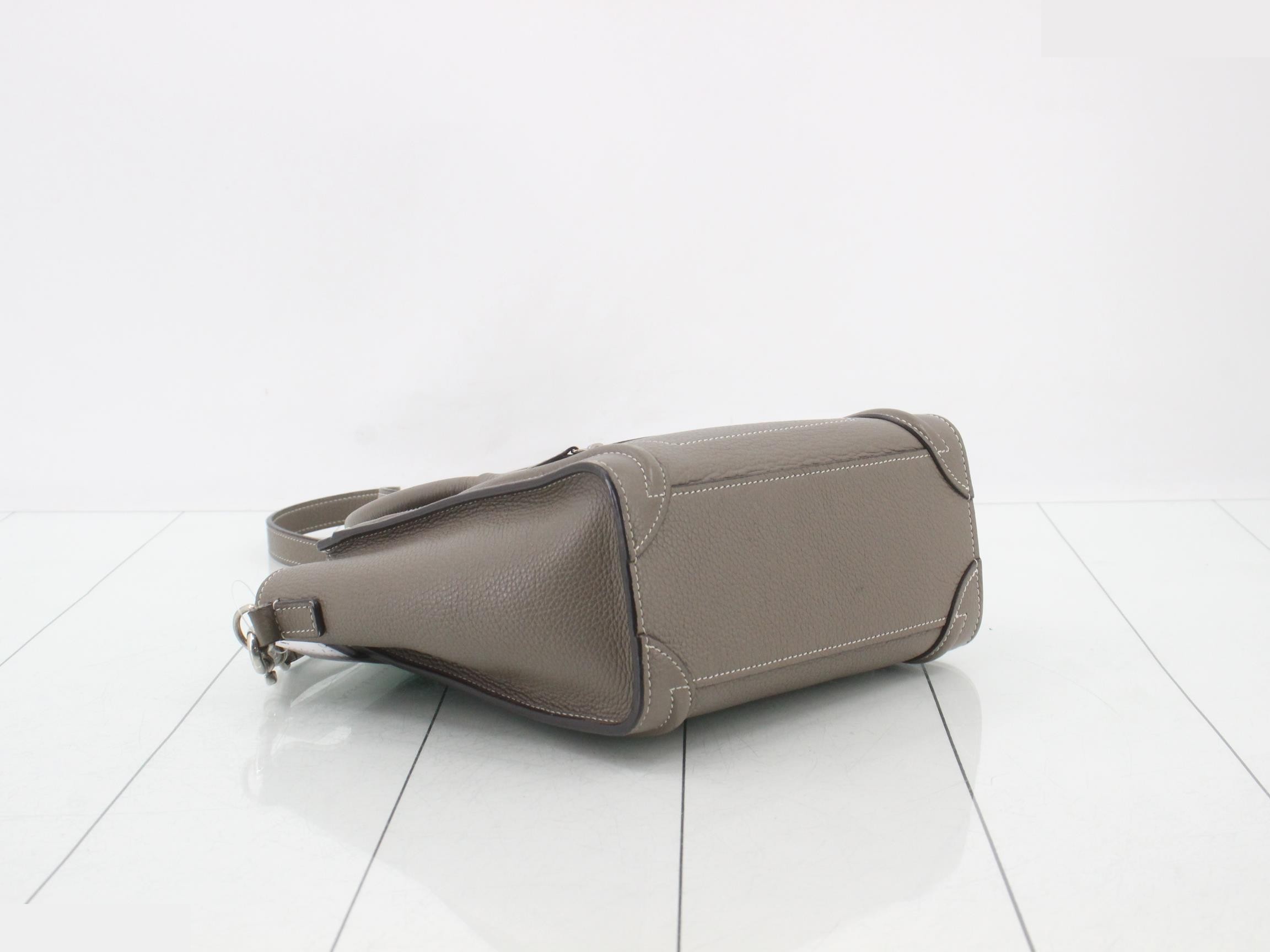 Bag, shoulder bag, handbag, gray — view 5