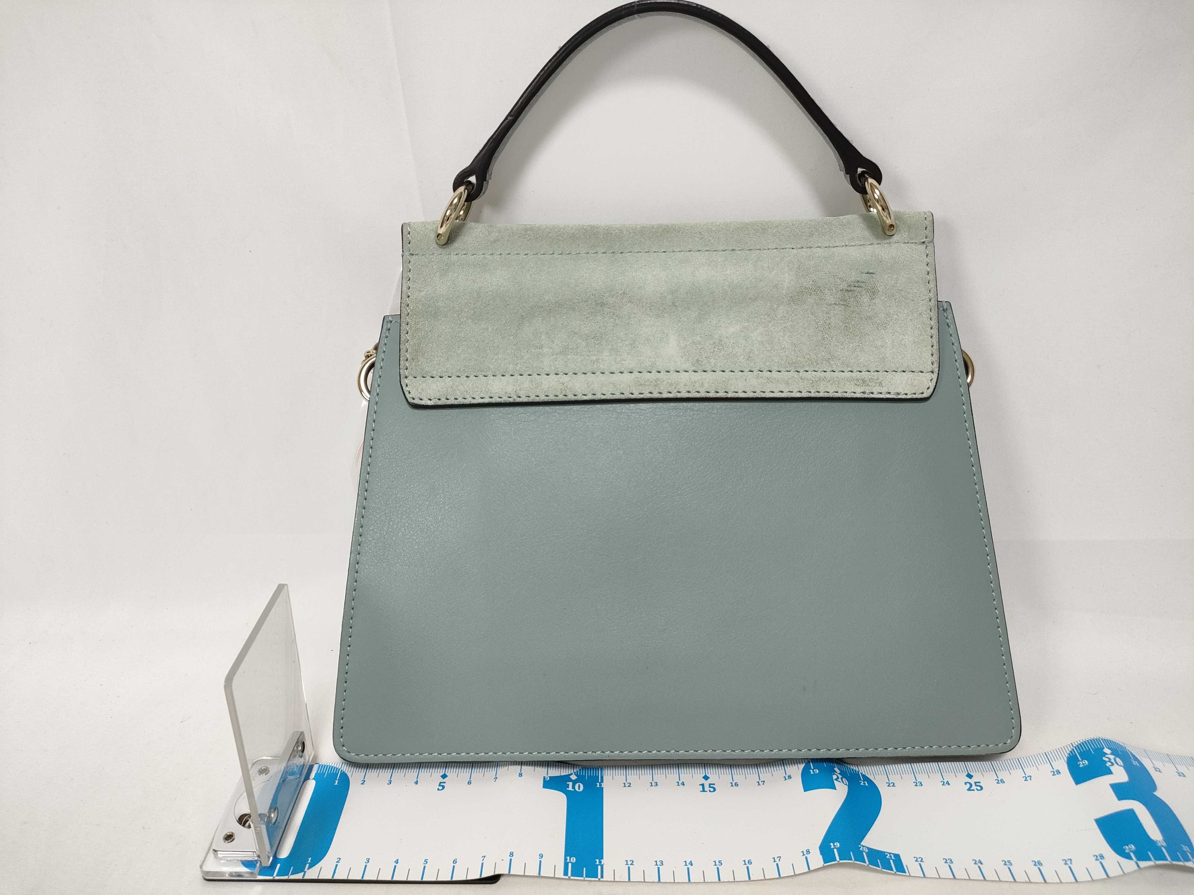 Prada Canapa Tote Bag, Denim Strap, Scuffs, Fading, Fraying, Handbag — view 2