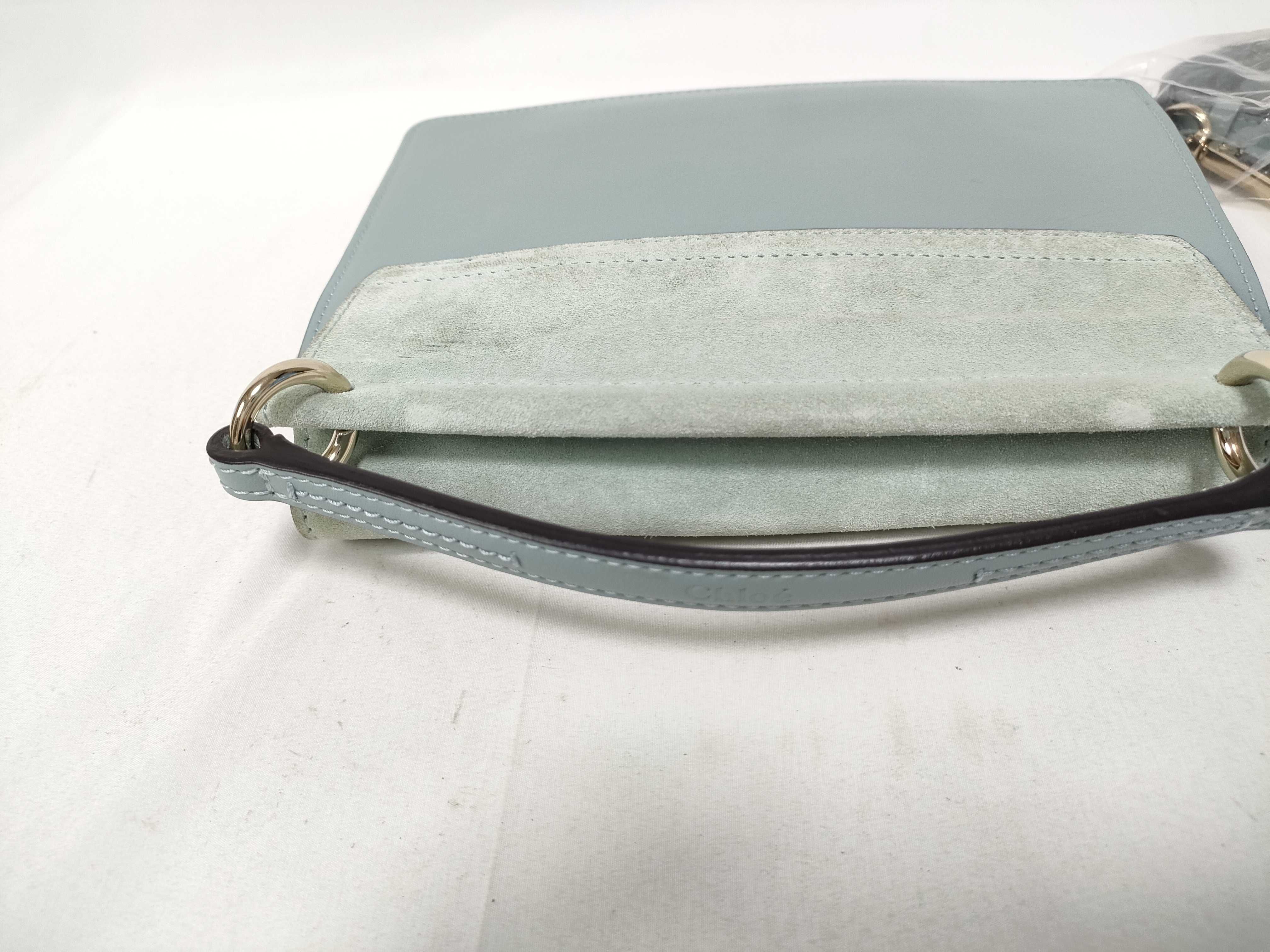 Prada Canapa Tote Bag, Denim Strap, Scuffs, Fading, Fraying, Handbag — view 8