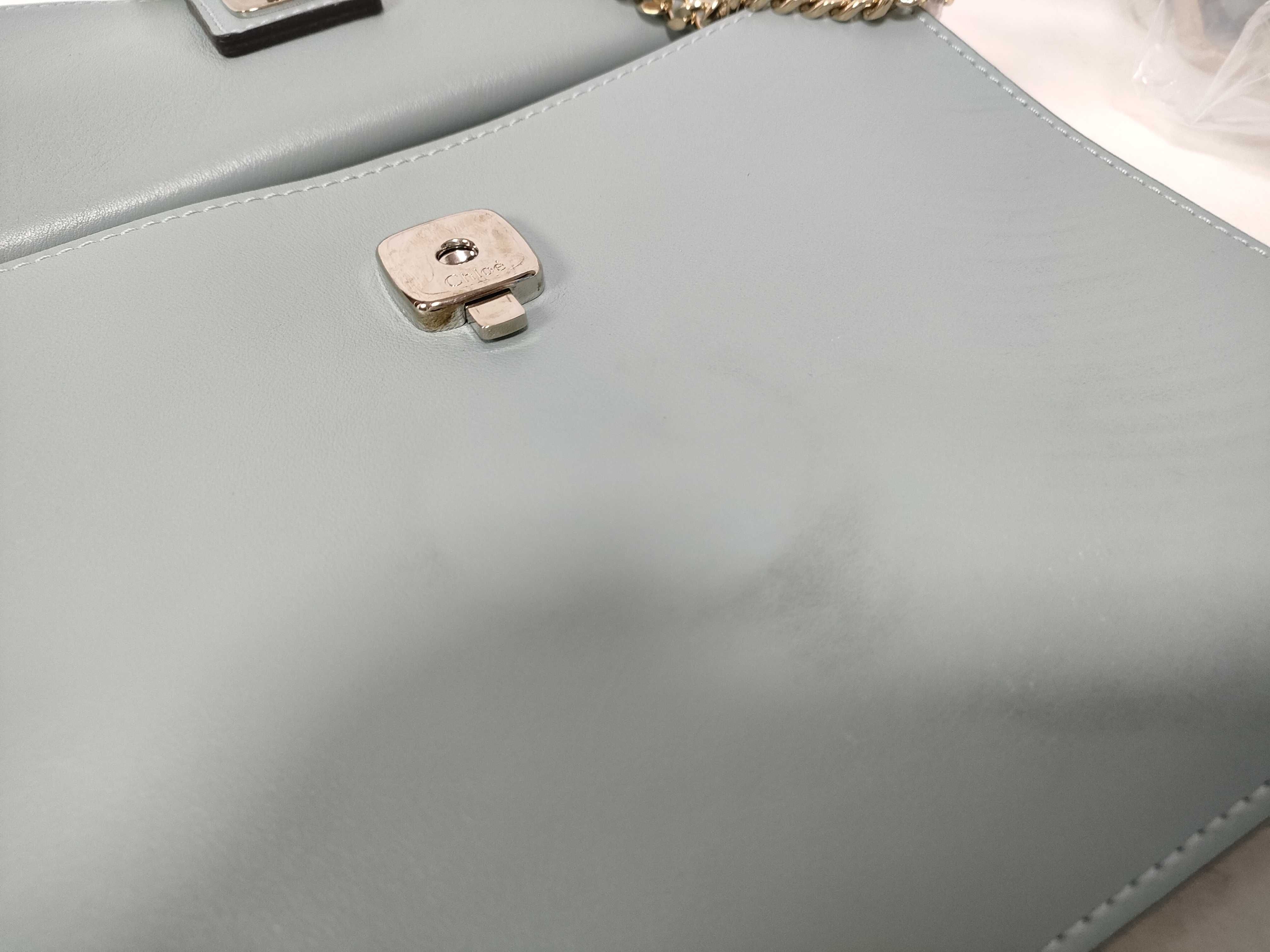 Prada Canapa Tote Bag, Denim Strap, Scuffs, Fading, Fraying, Handbag — view 9