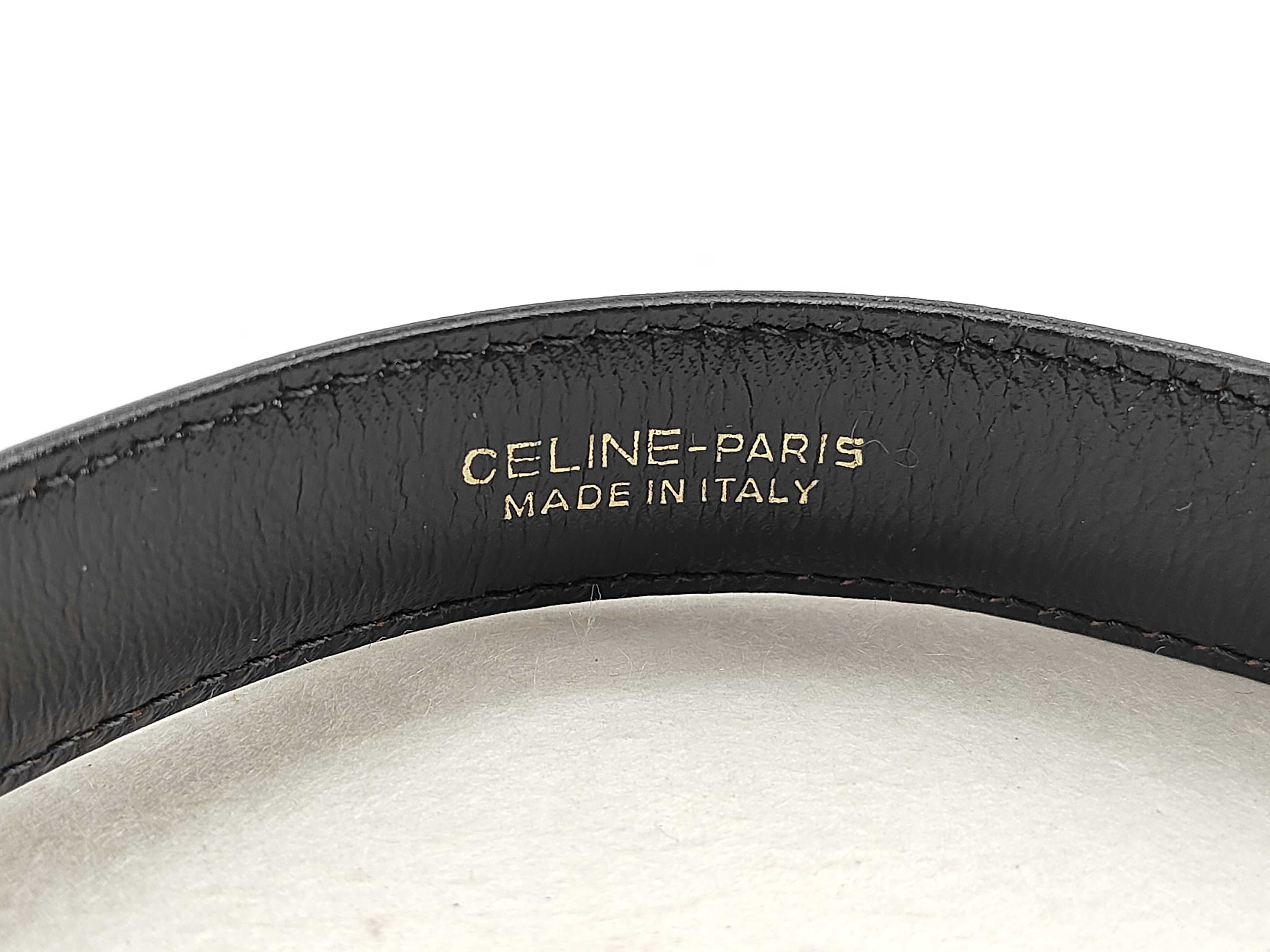 Carriage Leather Belt Size 60 Belt — view 4