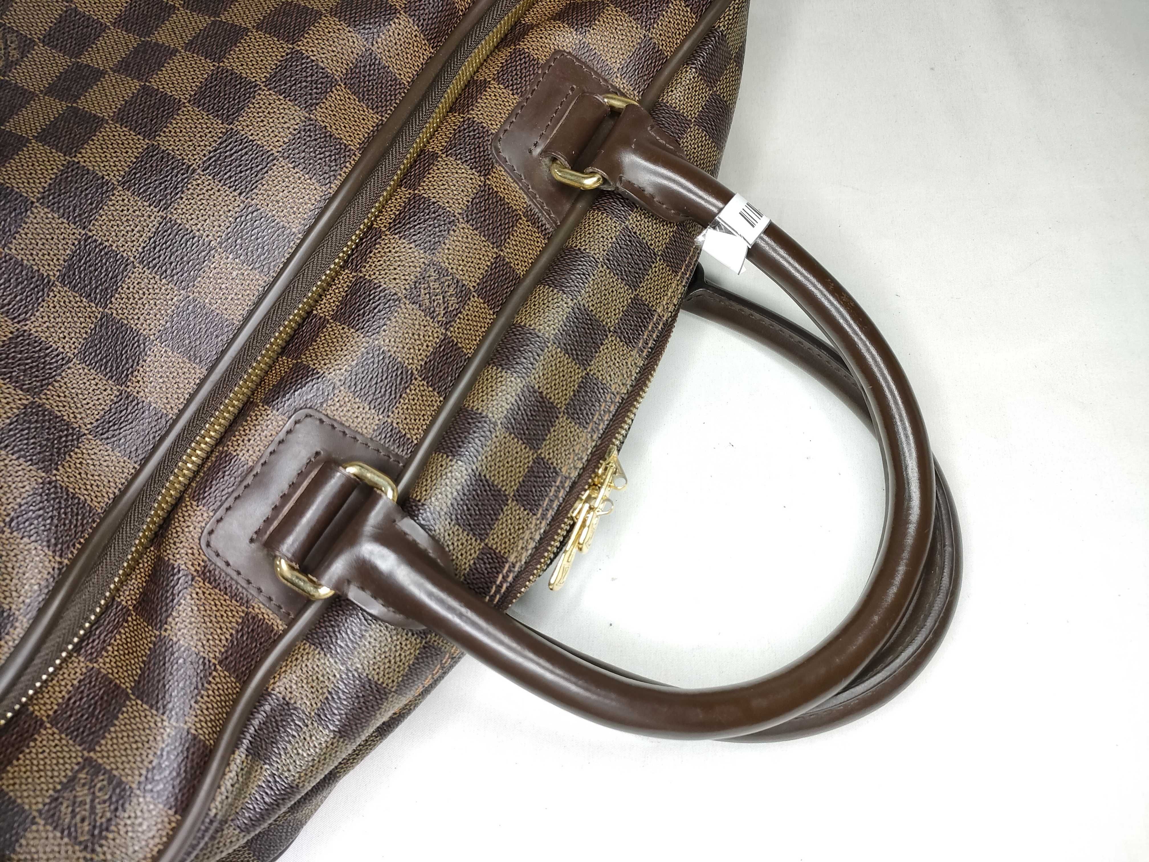 Damier ID- Cowskin Damier Agal N23252 FL1104 Brown Handbag — view 3