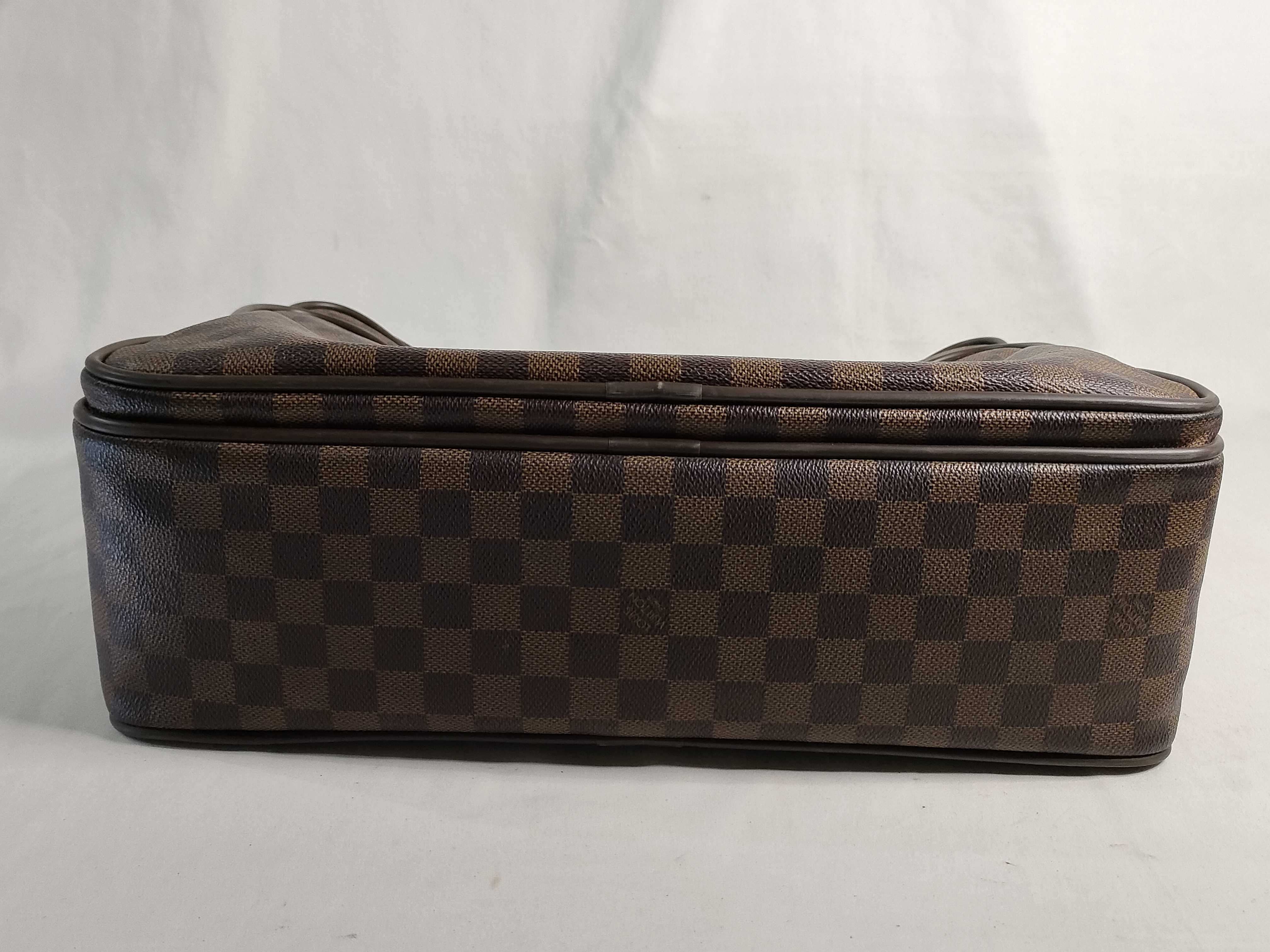Damier ID- Cowskin Damier Agal N23252 FL1104 Brown Handbag — view 8