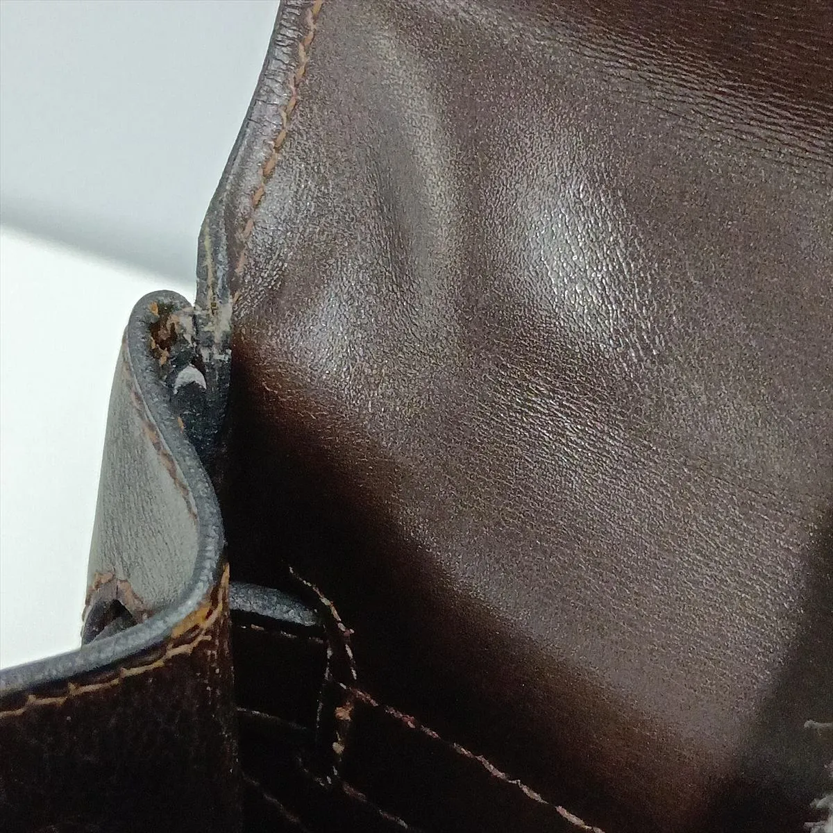 [Individually packaged] Hermes Kelly 32 Letournée Box Calf Chocolate Gold Hardware D: 1974 — view 15