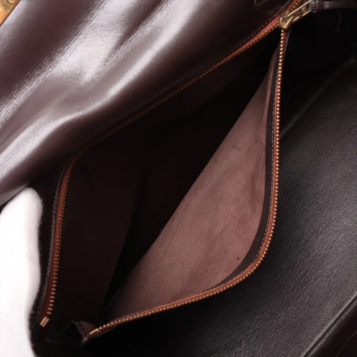 [Individually packaged] Hermes Kelly 32 Letournée Box Calf Chocolate Gold Hardware D: 1974 — view 8