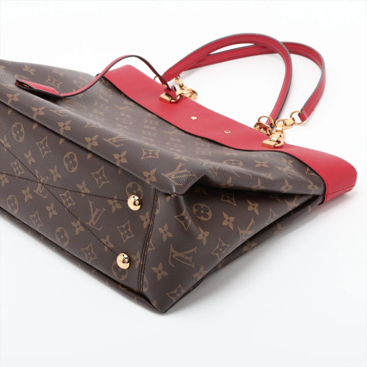 Monogram Pallas Shopper M51197 AH4175 Brown x Red — view 3