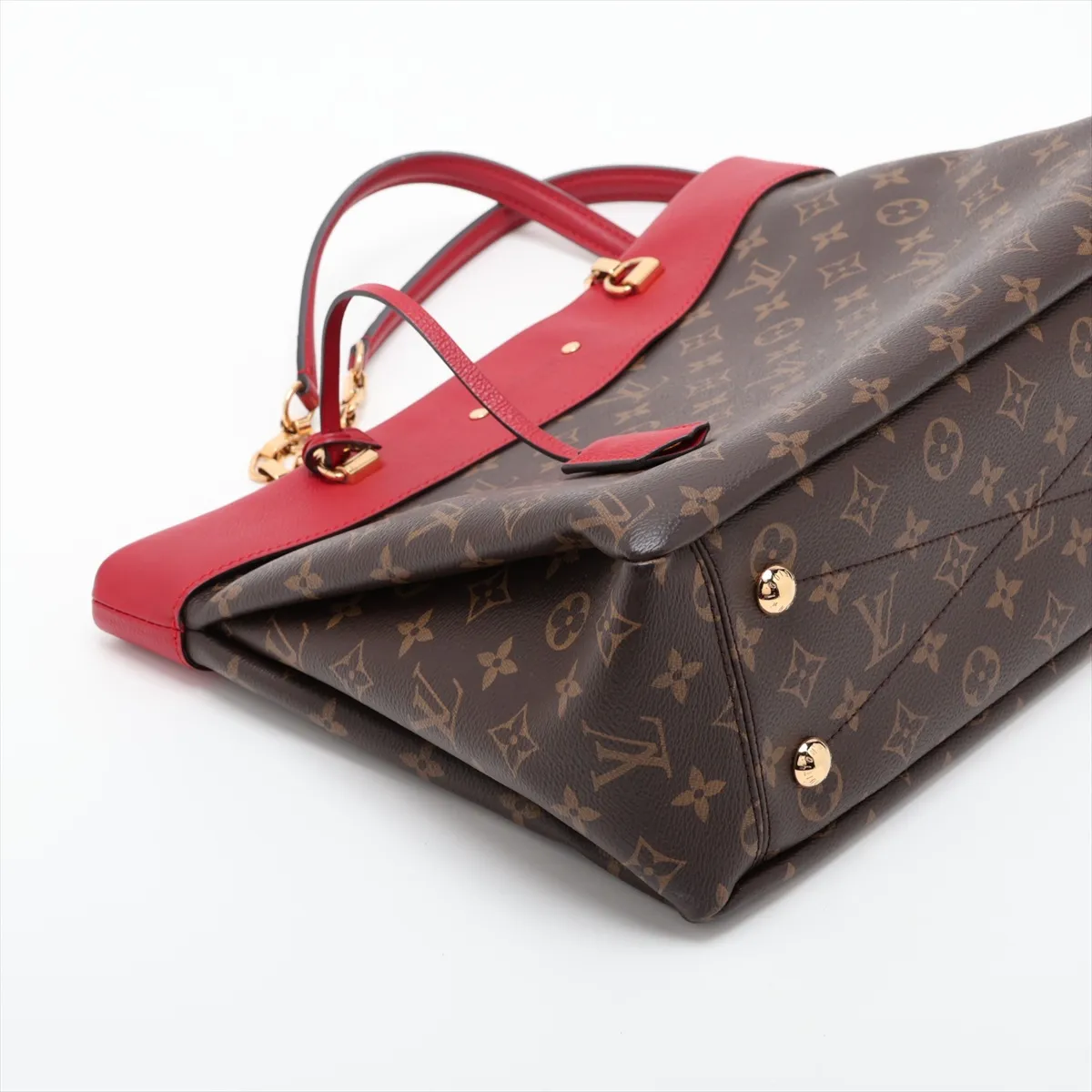 Monogram Pallas Shopper M51197 AH4175 Brown x Red — view 4