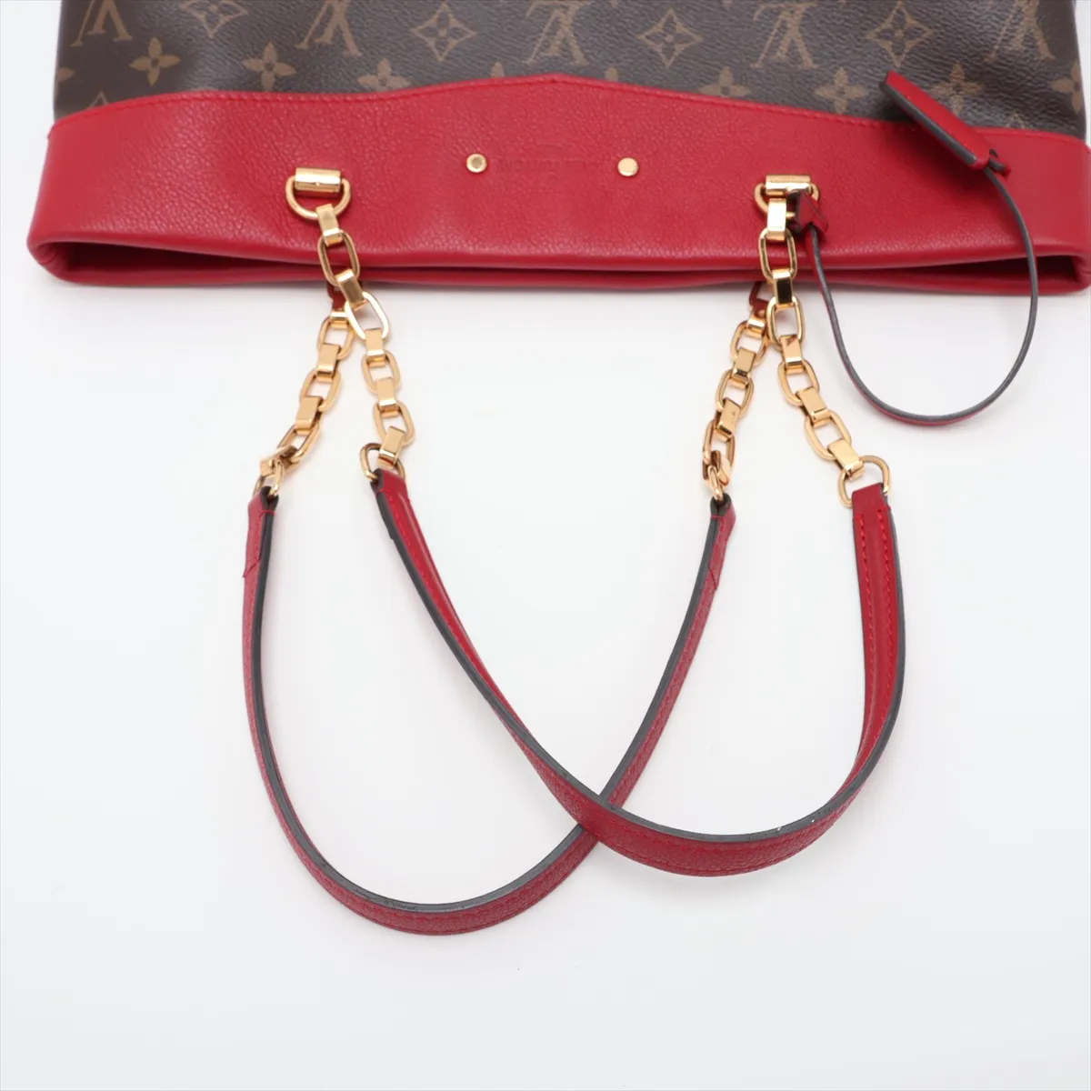 Monogram Pallas Shopper M51197 AH4175 Brown x Red — view 5
