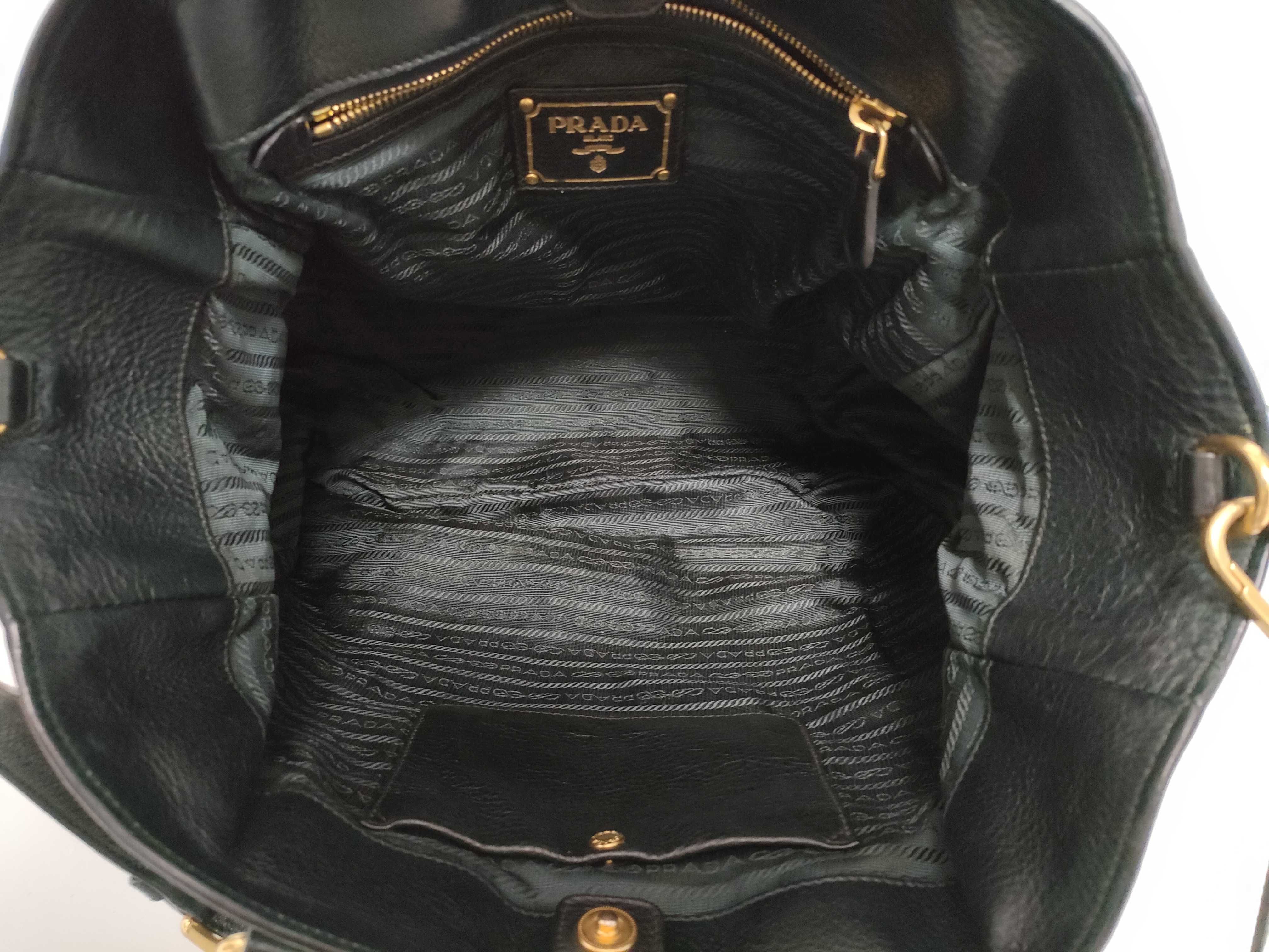 grained leather tote bag shoulder bag serial number — view 8
