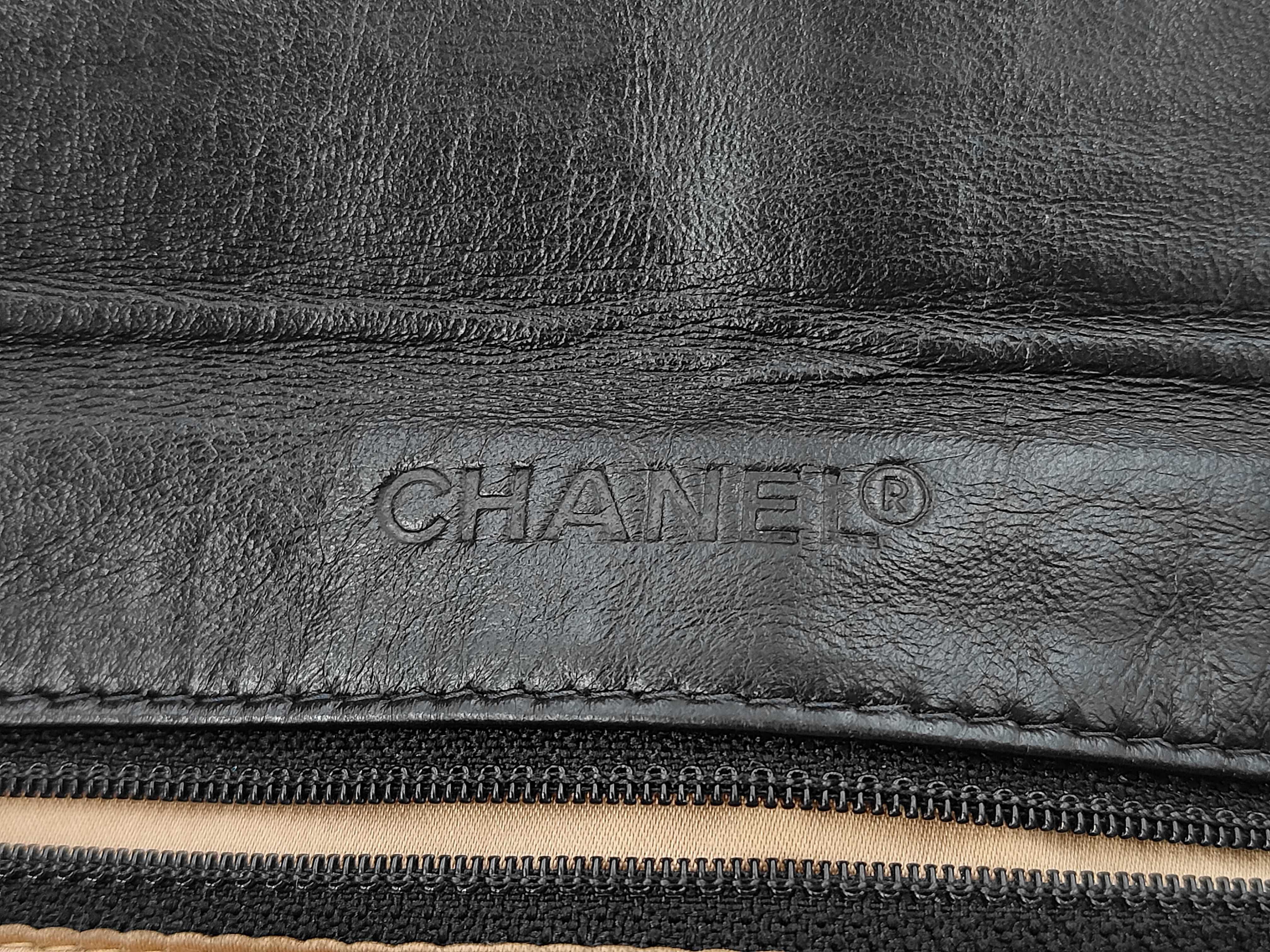 Lambskin 2.55 Chocolate Bar Chain Shoulder Bag, Bicolor, with original seal, serial number in the 6 range, matte gold hardware. — view 9