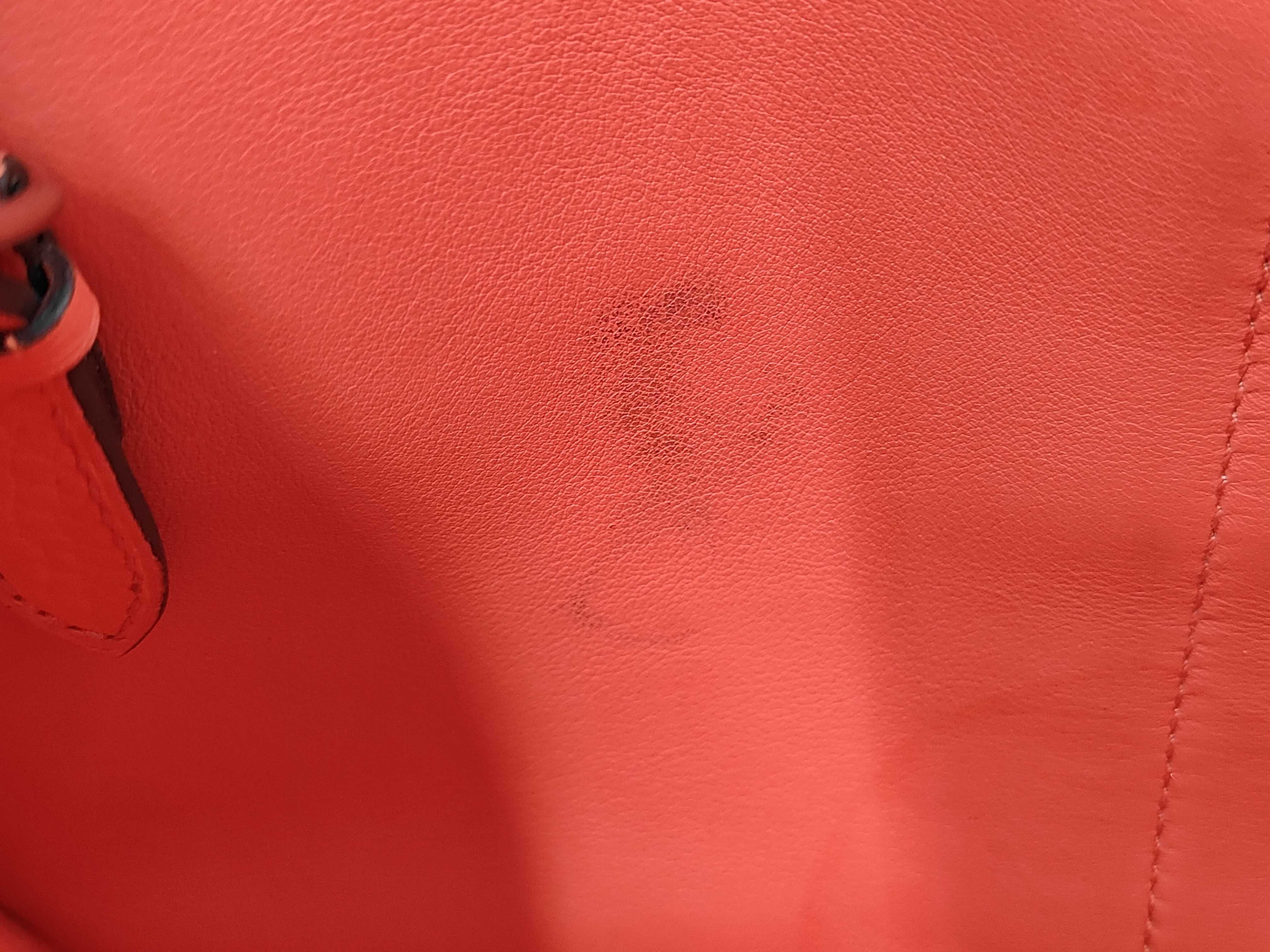 Arzan 25 Taurillon Clemence Rouge Casaque Silver Hardware Y Stamp Bag — view 12