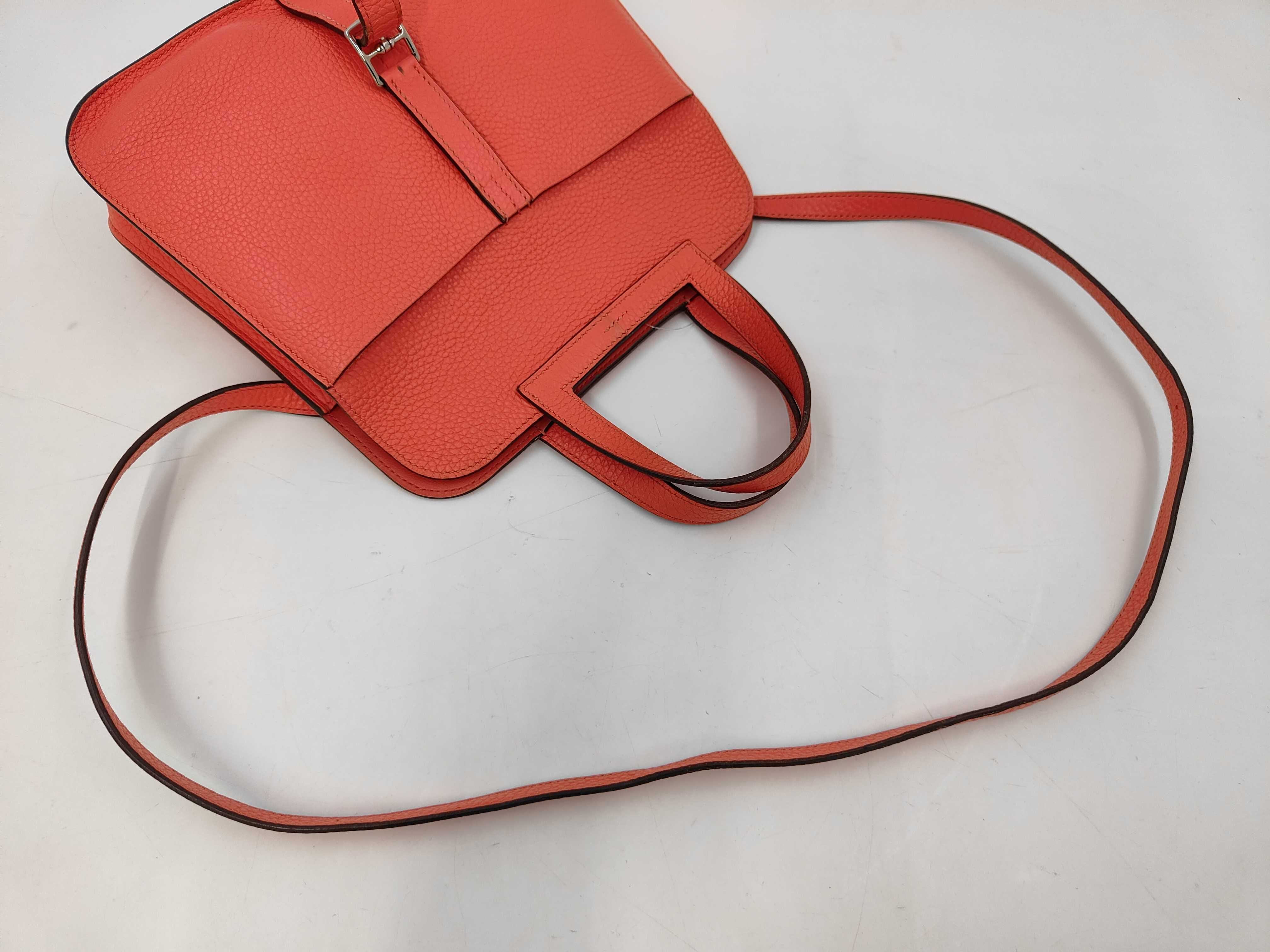 Arzan 25 Taurillon Clemence Rouge Casaque Silver Hardware Y Stamp Bag — view 3