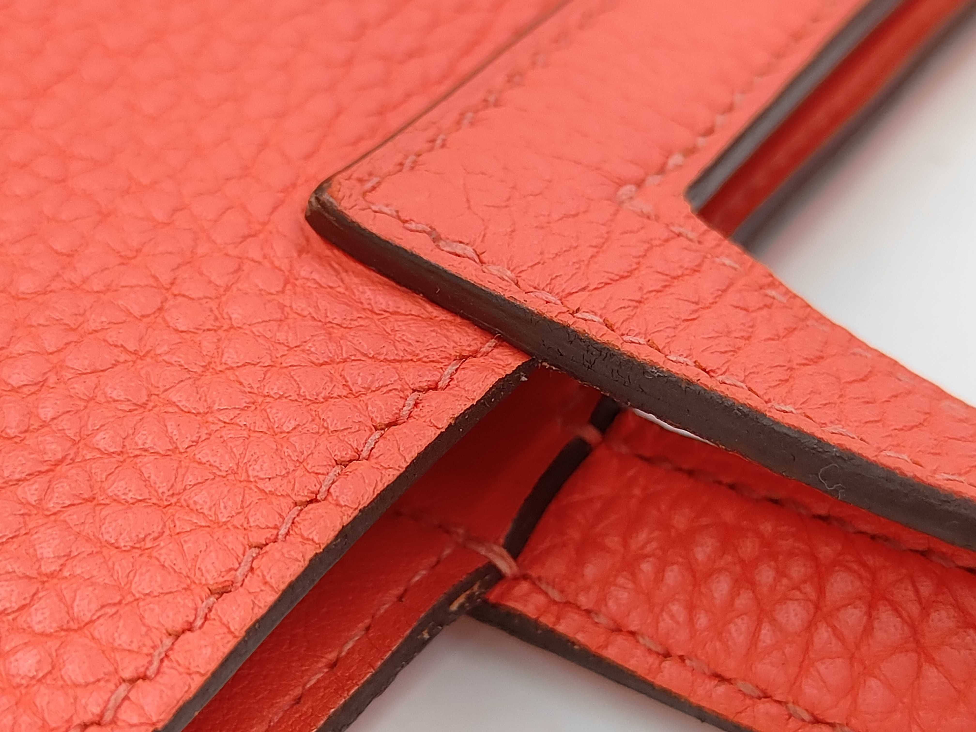 Arzan 25 Taurillon Clemence Rouge Casaque Silver Hardware Y Stamp Bag — view 5