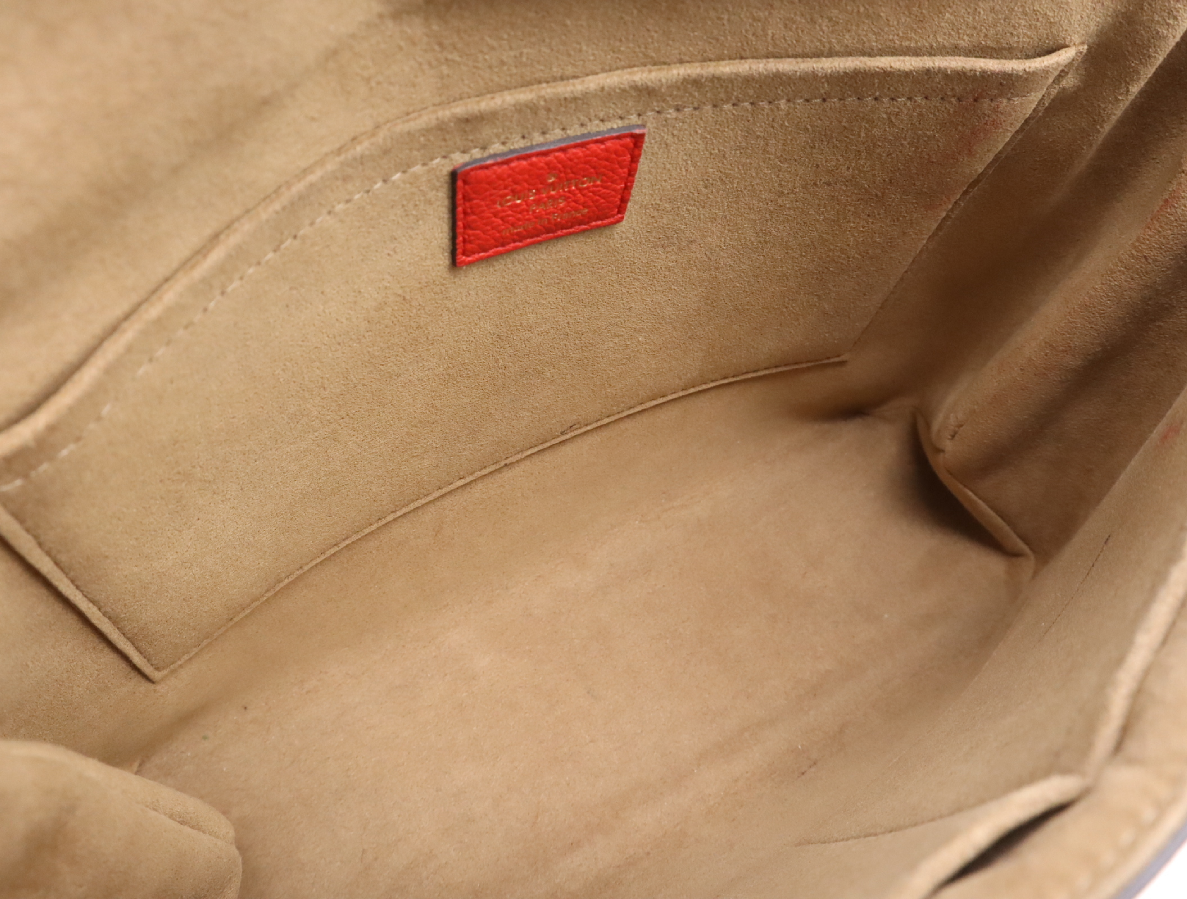 M44286 Monogram Marignan Coquelicot Handbag with Shoulder Strap — view 15
