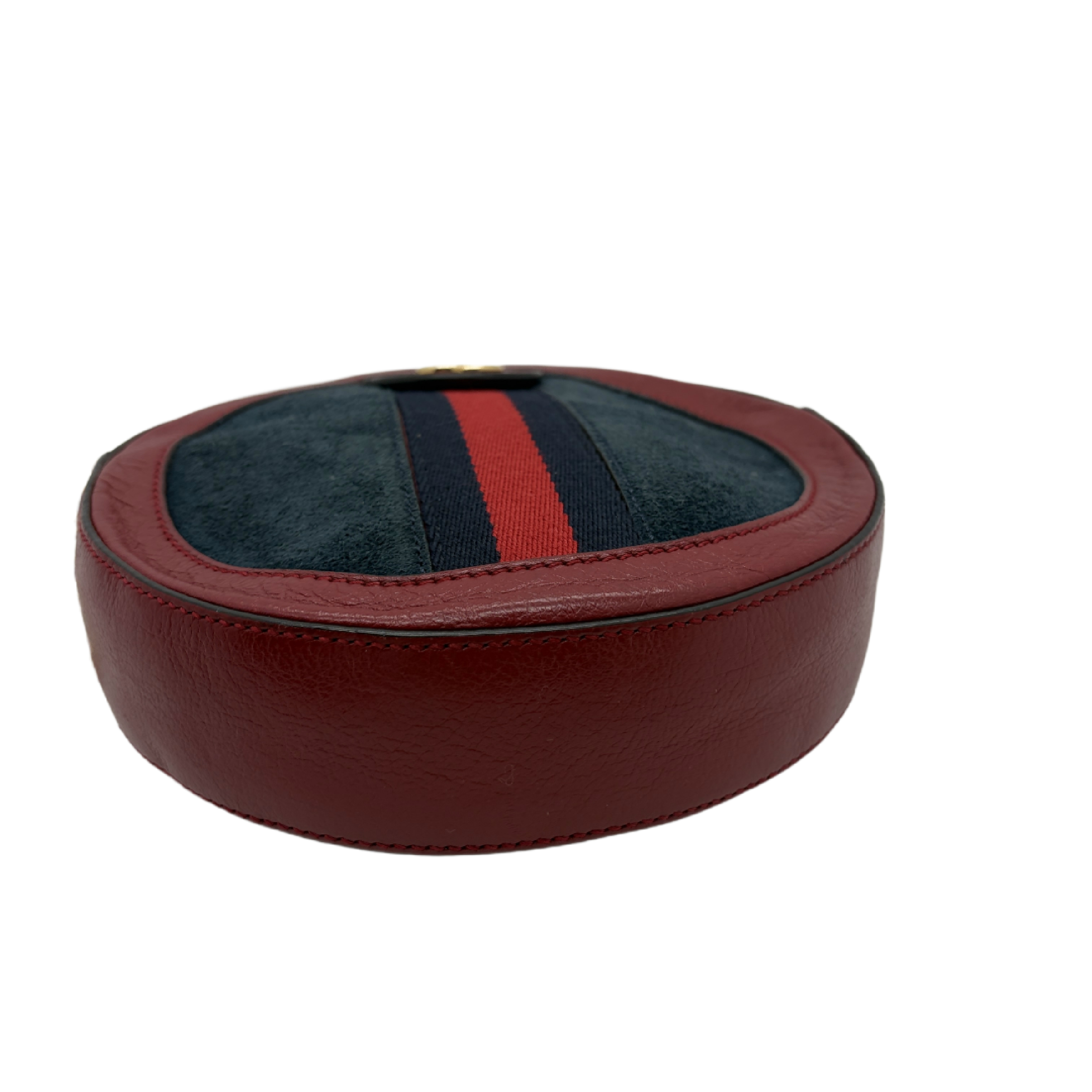 Ophidia Suede Round Mini Shoulder Bag — view 4