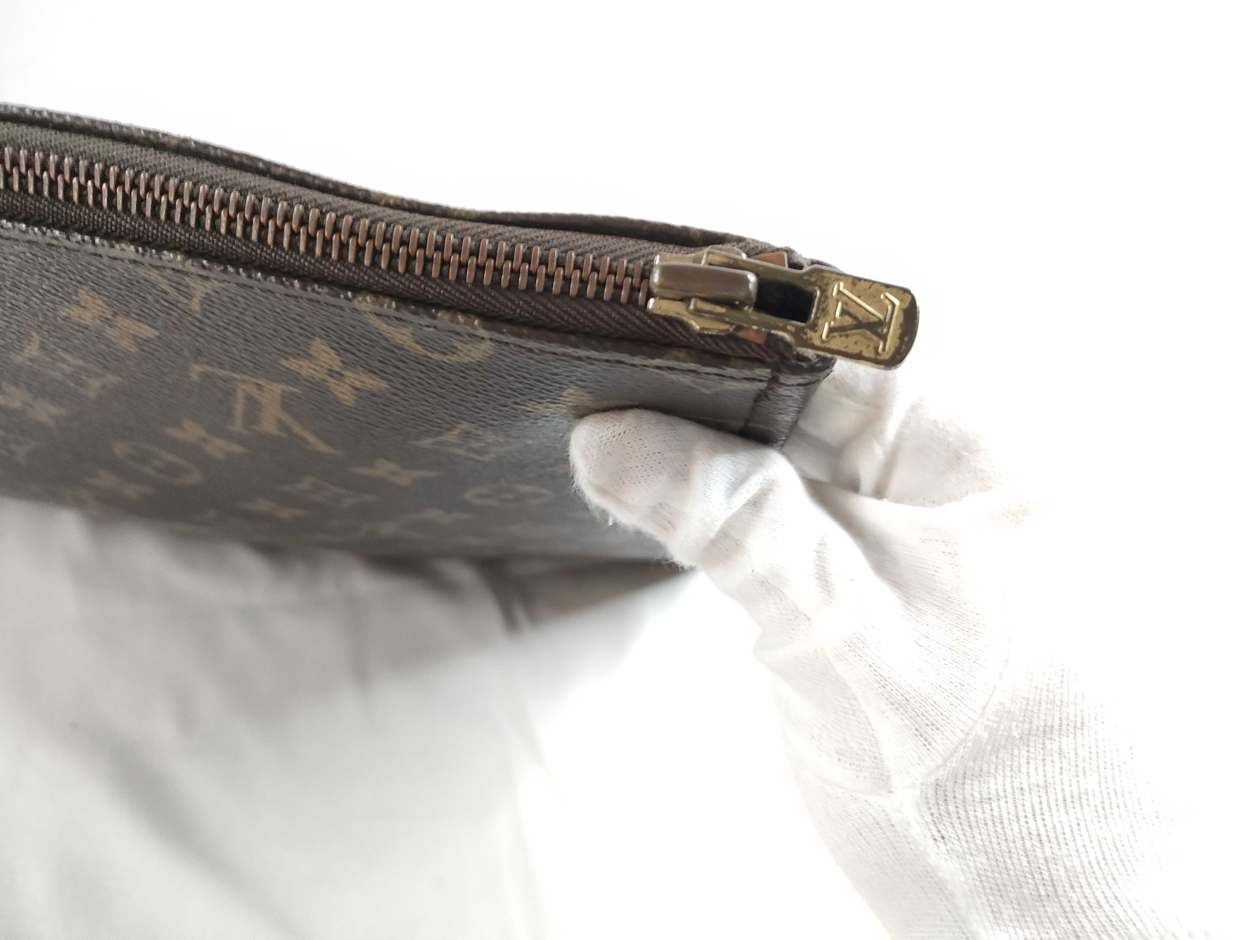 Monogram Louis Vuitton Brown Monogram Pochette Document M53400 Clutch Bag — view 7