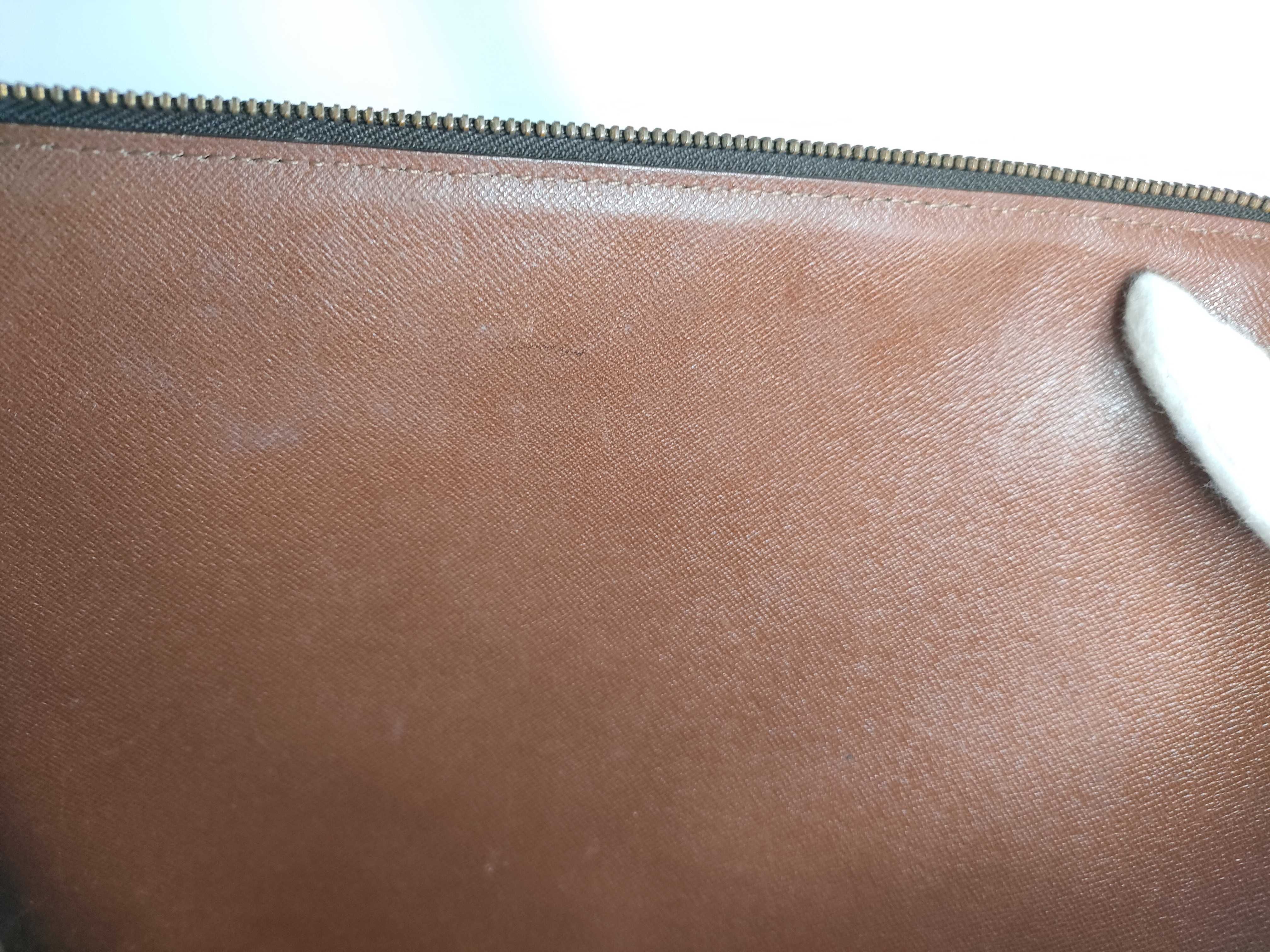 Monogram Louis Vuitton Brown Monogram Pochette Document M53400 Clutch Bag — view 10