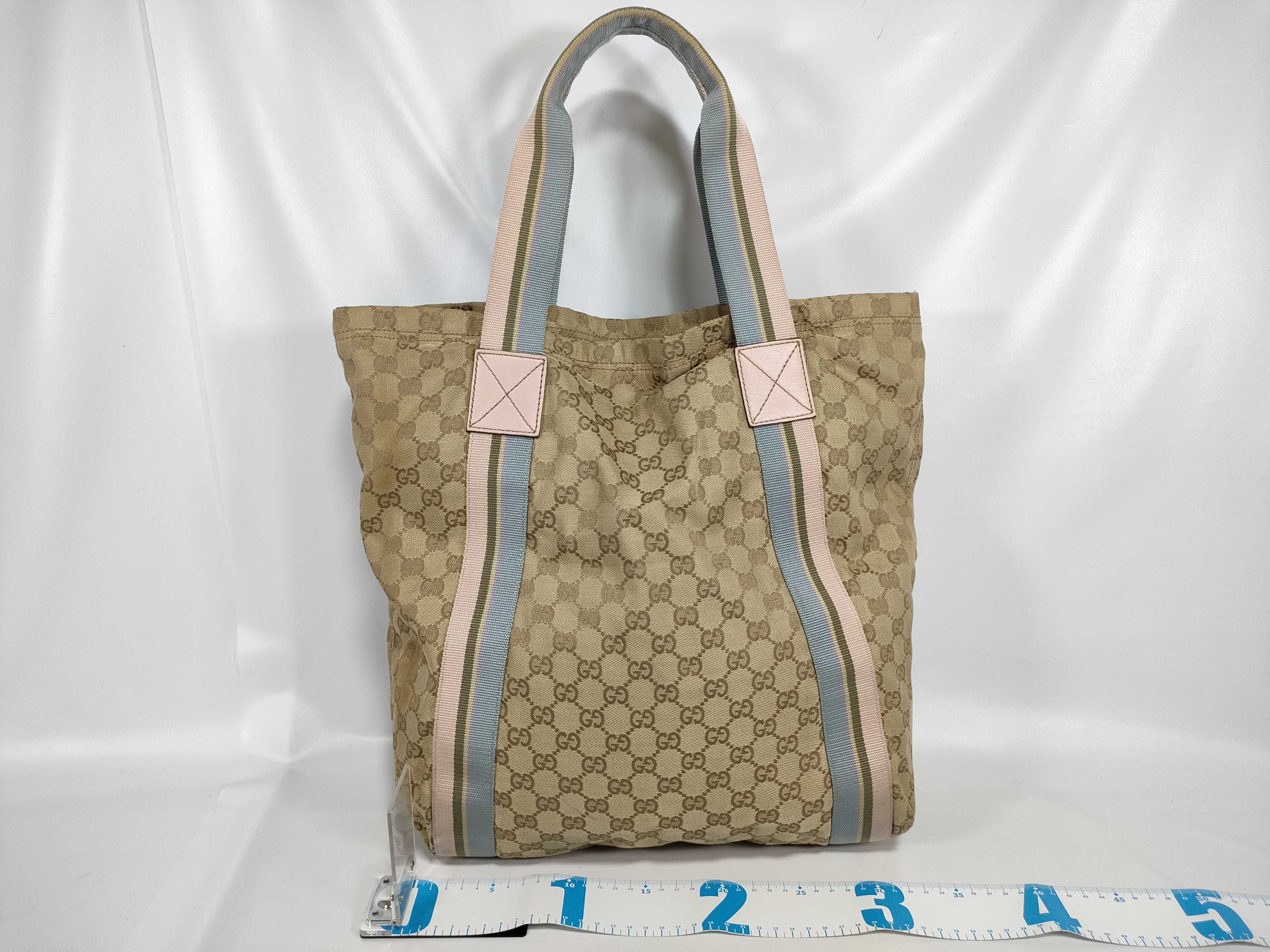 GG Canvas Web Tote Bag — view 2
