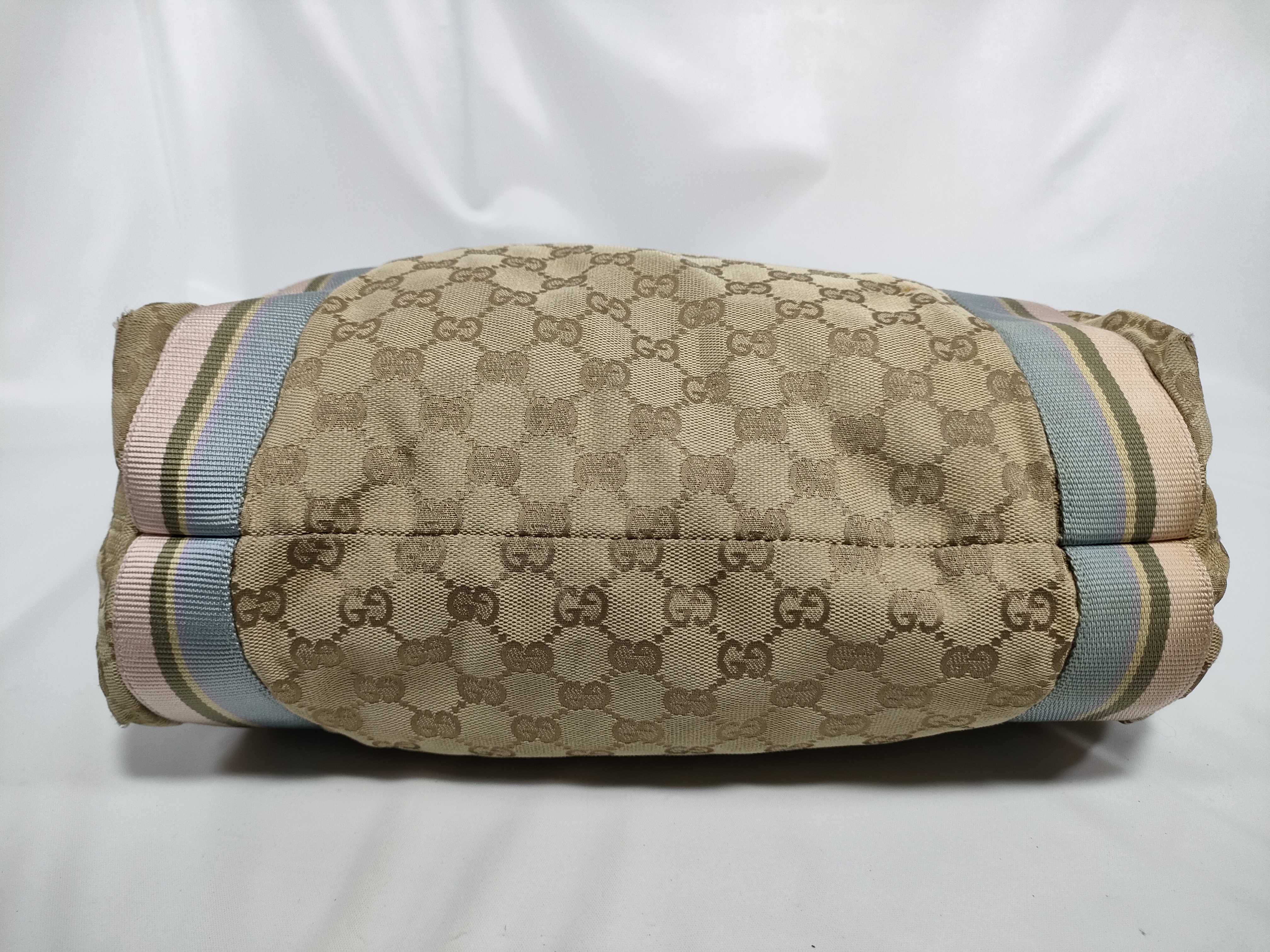GG Canvas Web Tote Bag — view 7