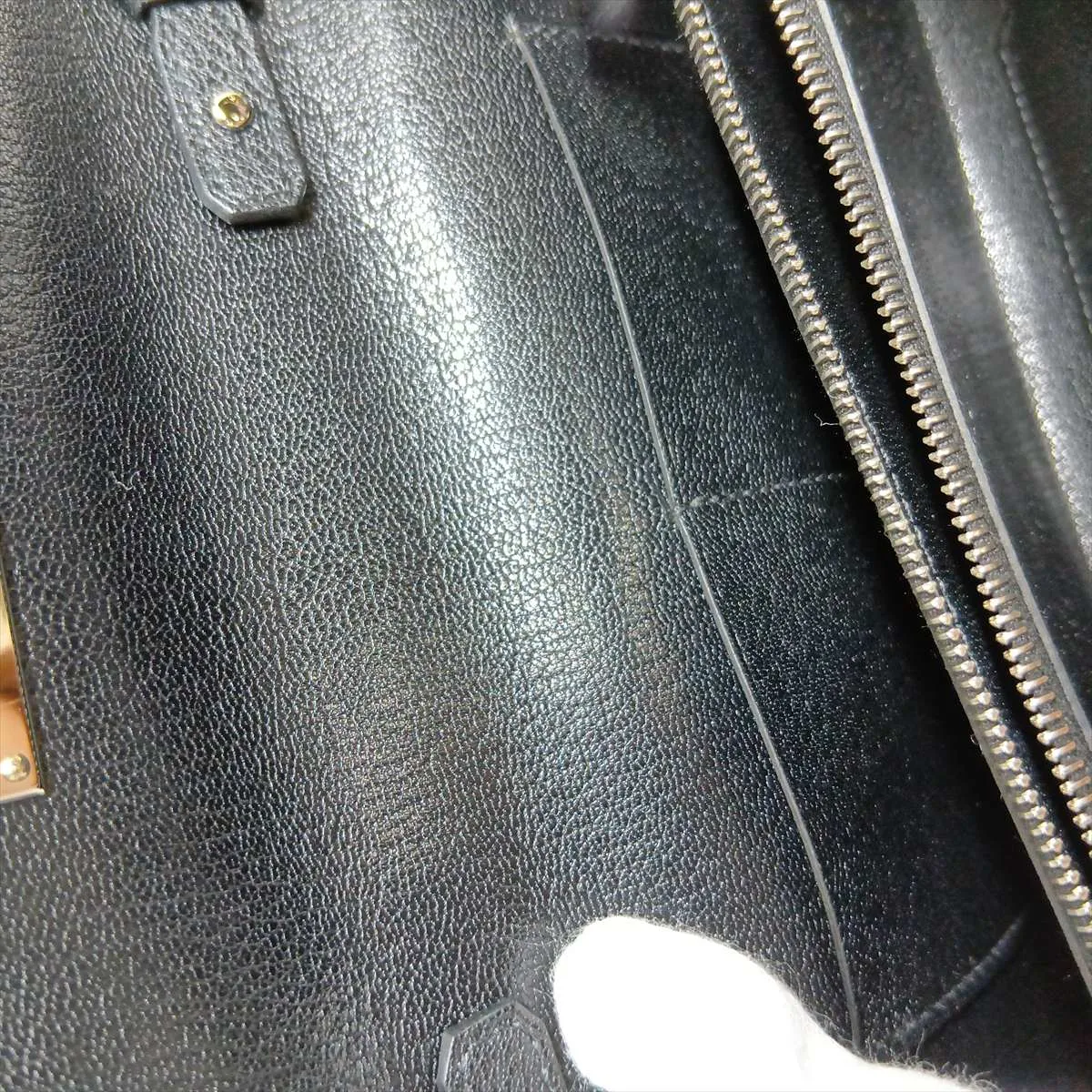 [Individually packaged] Hermes Kelly Wallet To Go Chevre Shamkira Black Silver Hardware K: 2025 — view 12