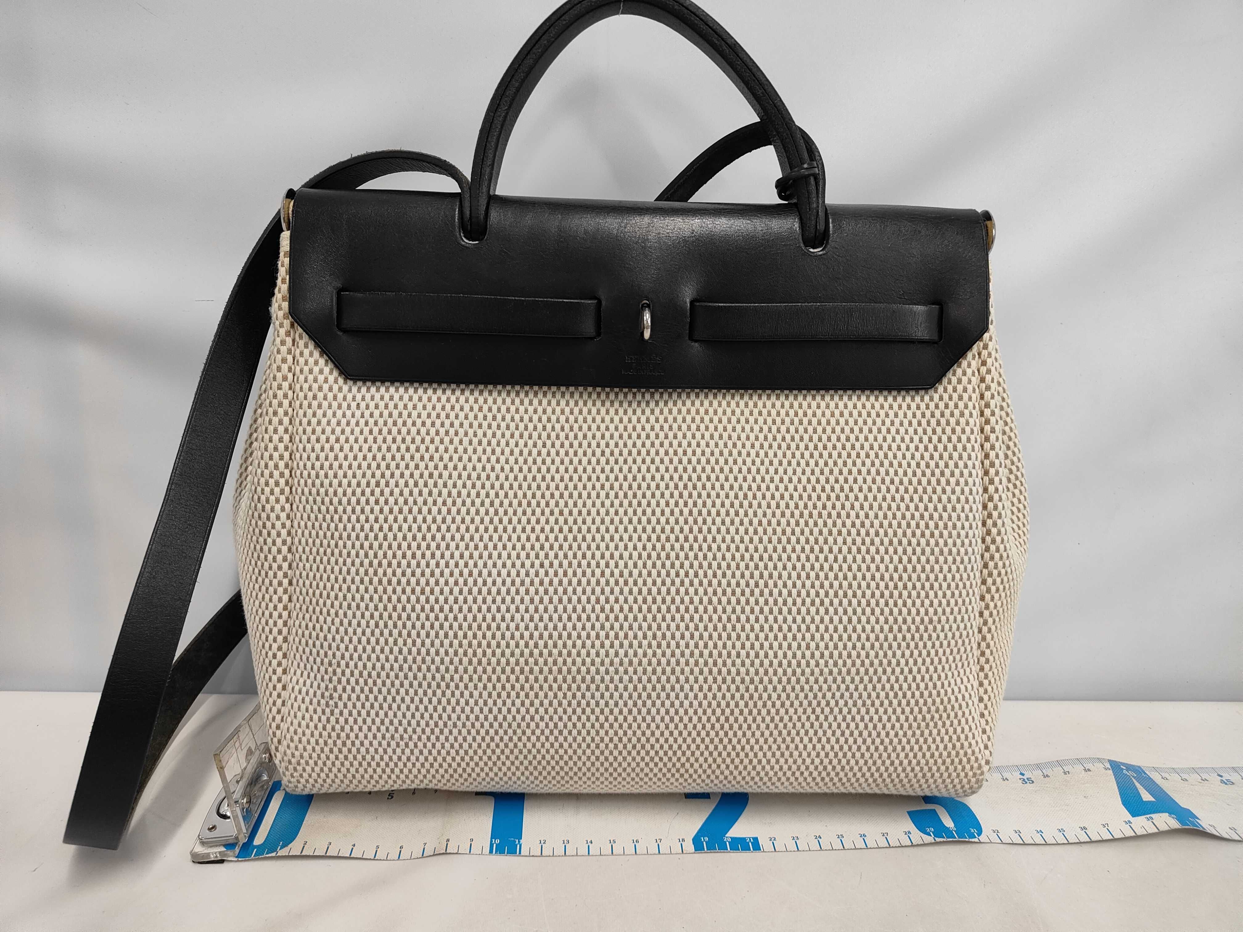 Hermès Herbag PM Canvas Shoulder Bag — view 2