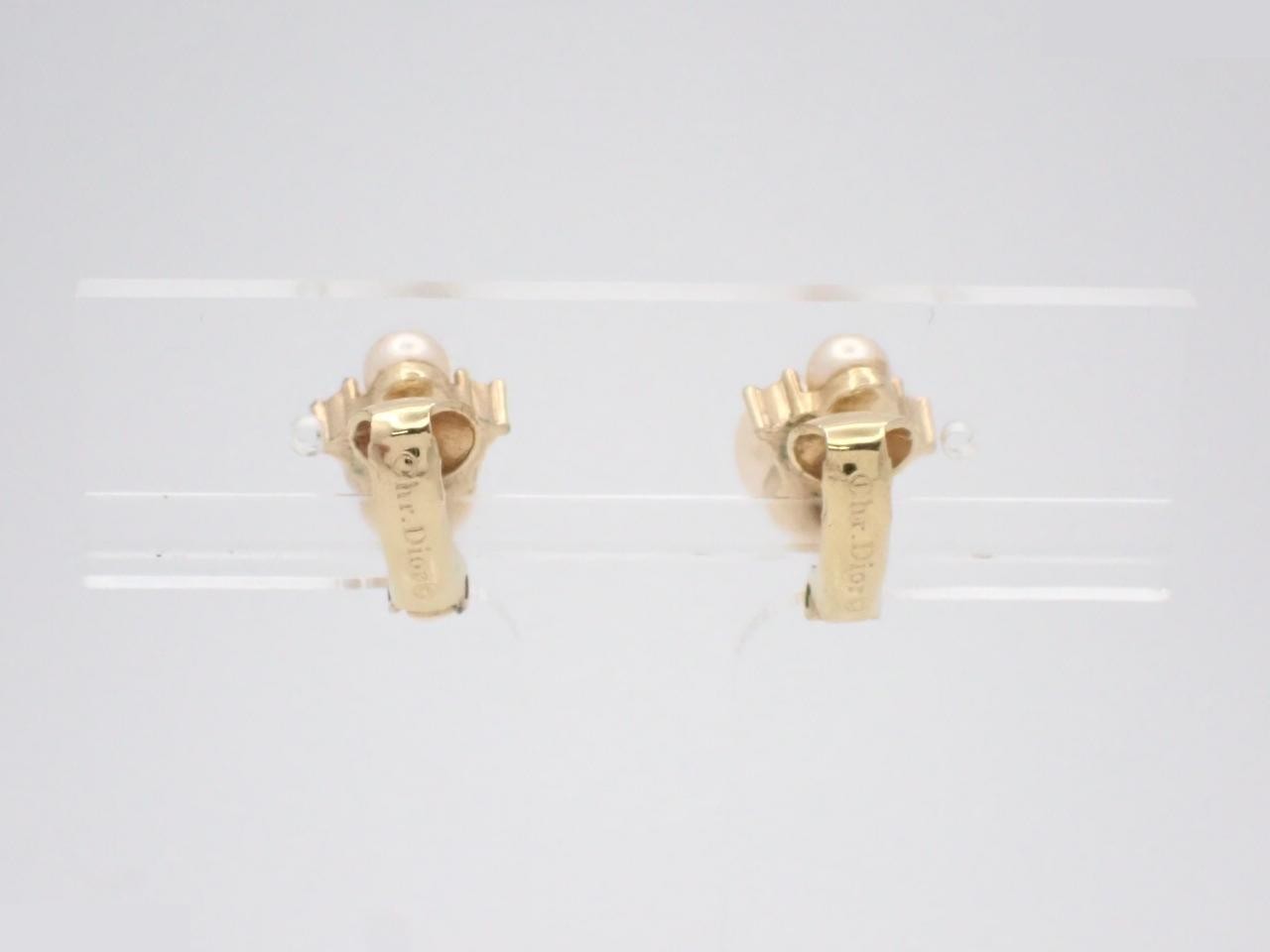 pearl earrings — view 2