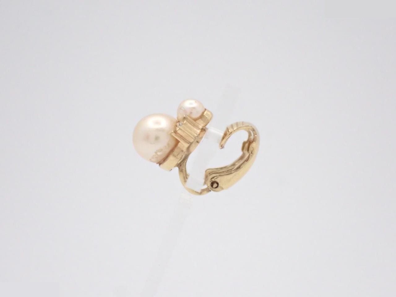 pearl earrings — view 3