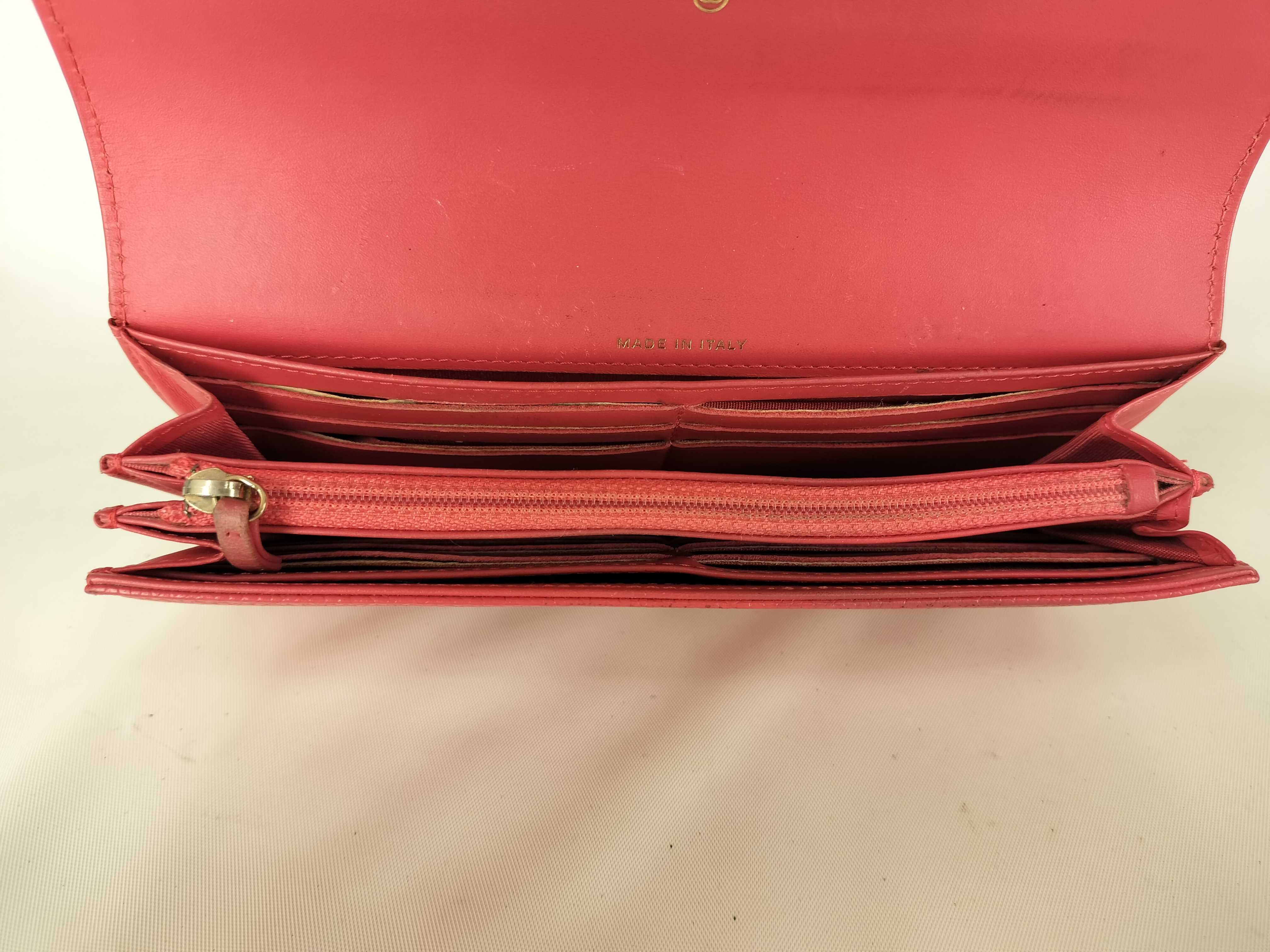 Caviar Skin Coco Mark Long Wallet, Bi-fold, Pink, Series 20s — view 8