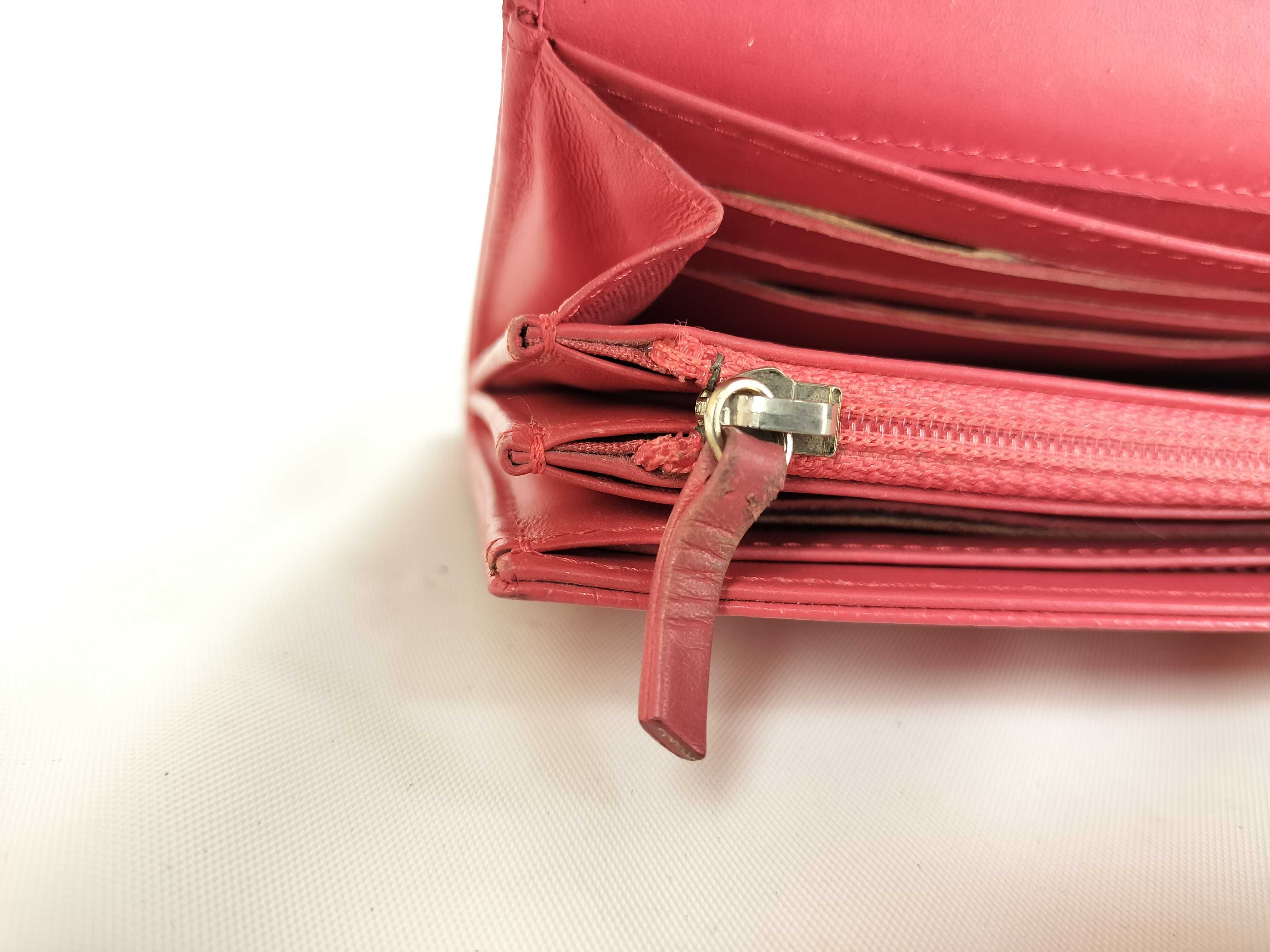 Caviar Skin Coco Mark Long Wallet, Bi-fold, Pink, Series 20s — view 10