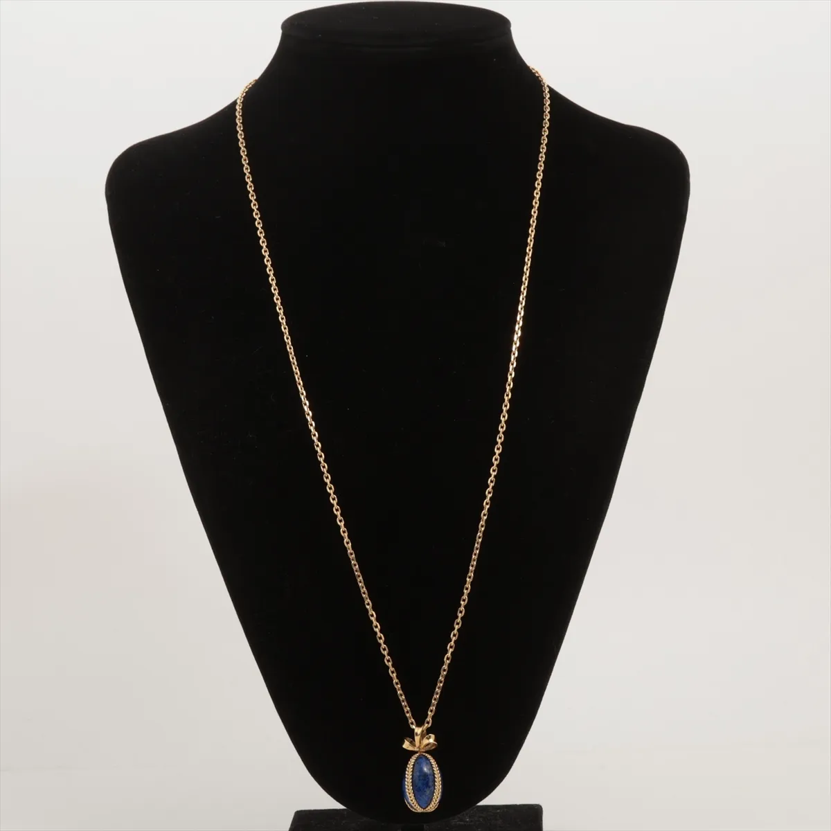 Lapis Lazuli Necklace 750 (Yellow Gold) 32.4g B4079R41 — view 5
