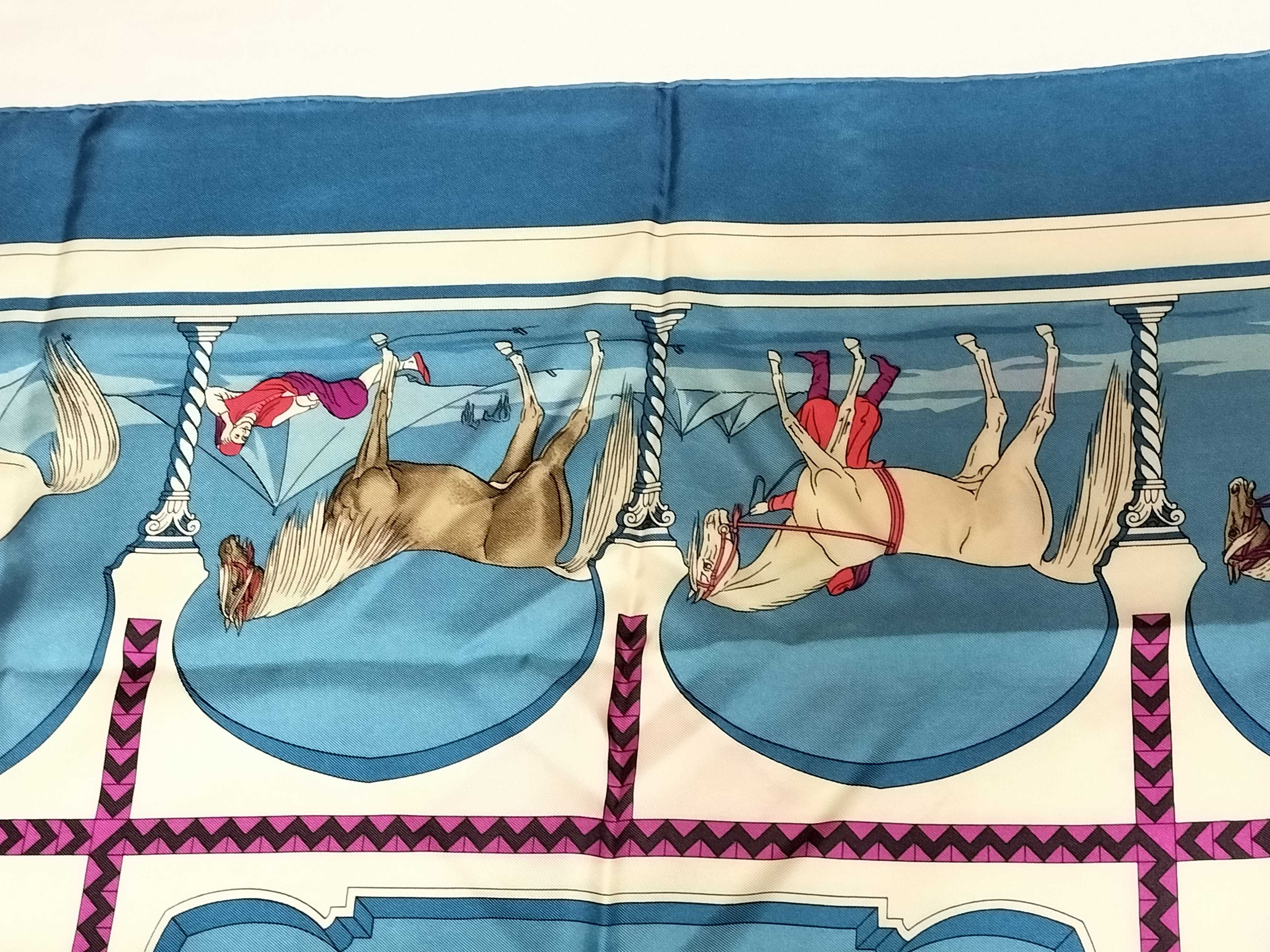 Carre Cavaliers Arabes (Arabian Horses) Blue Other Accessories — view 8