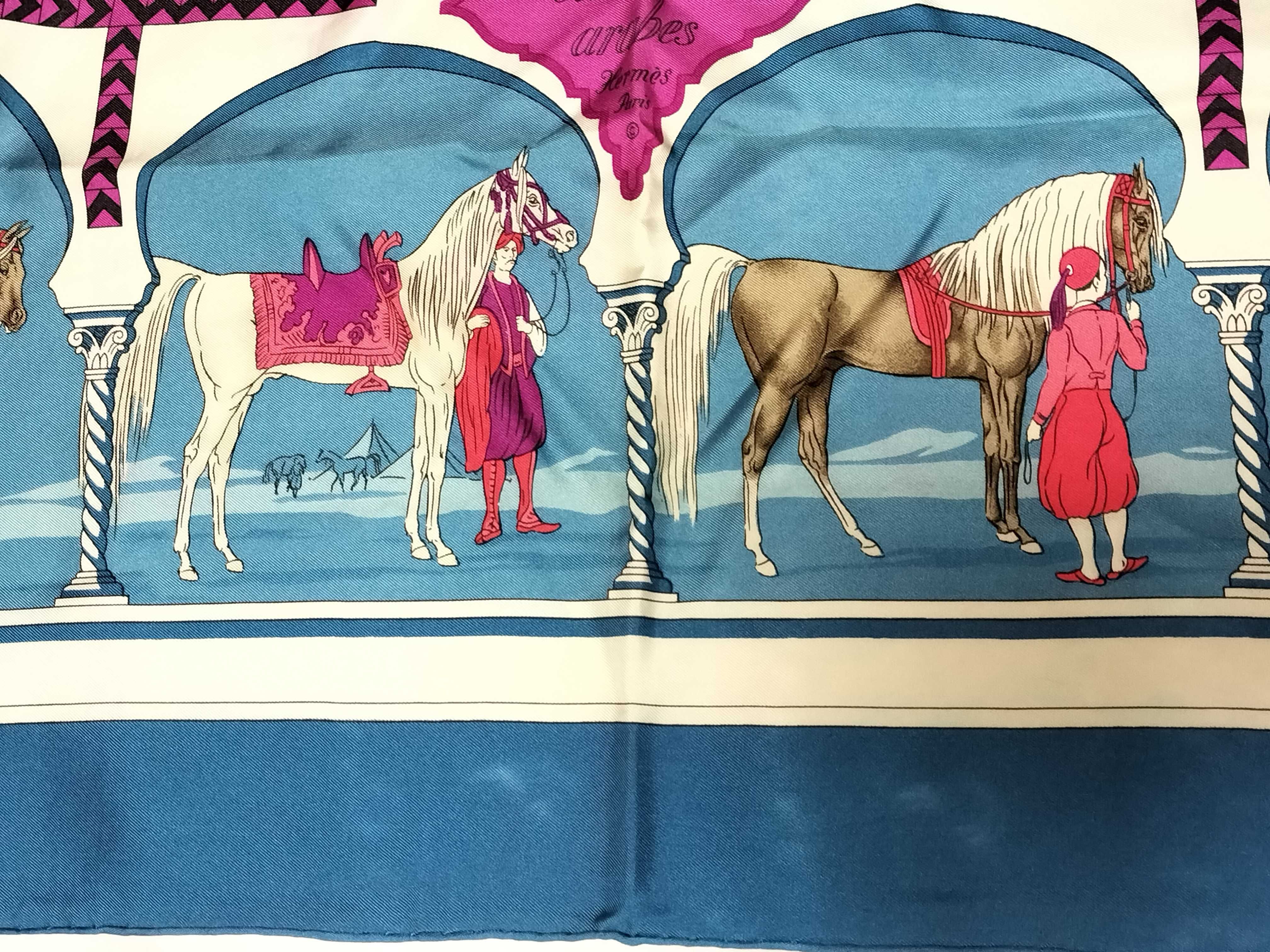 Carre Cavaliers Arabes (Arabian Horses) Blue Other Accessories — view 10
