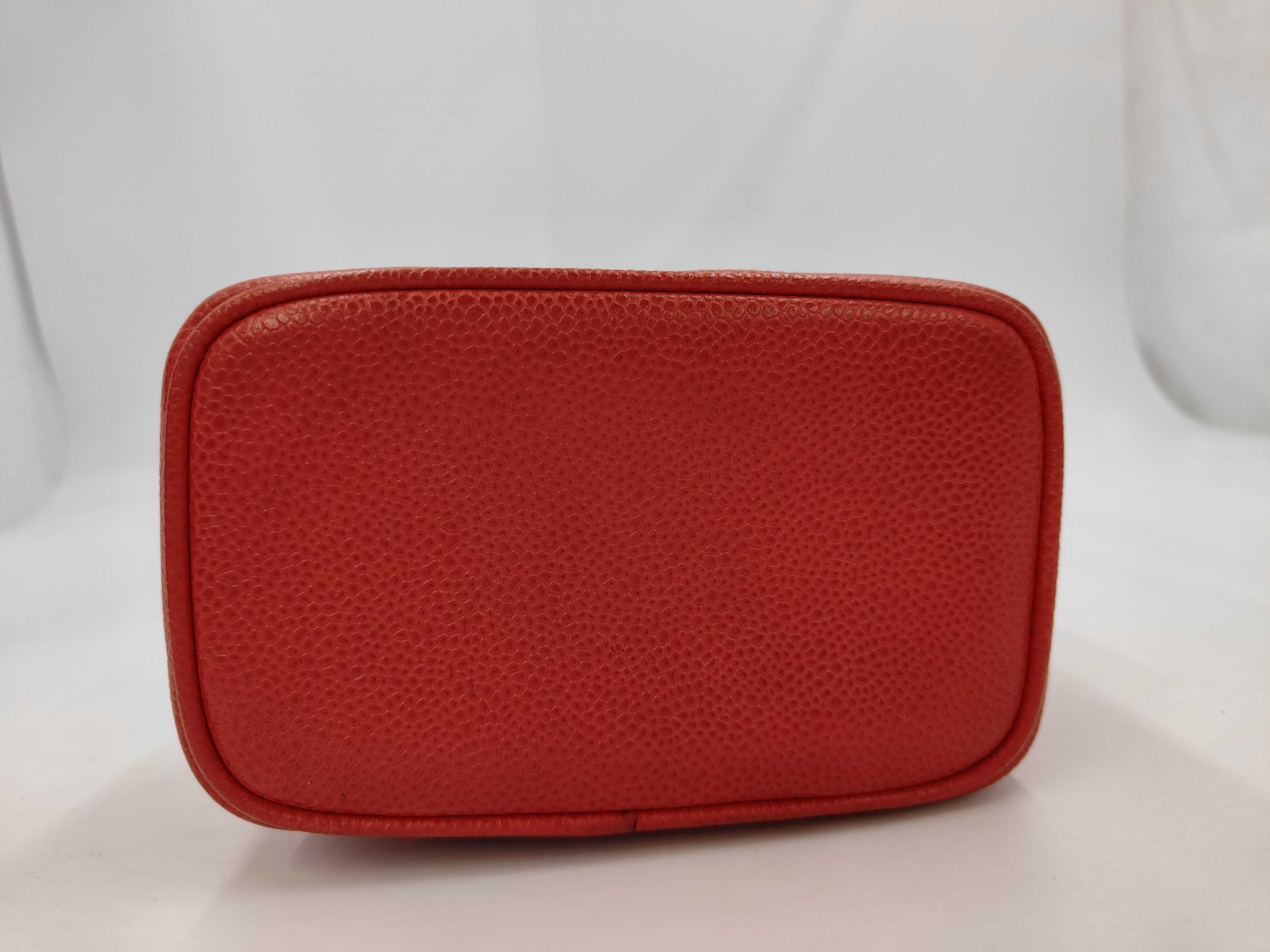 Caviar skin mini vanity bag with sticker handbag bag — view 3