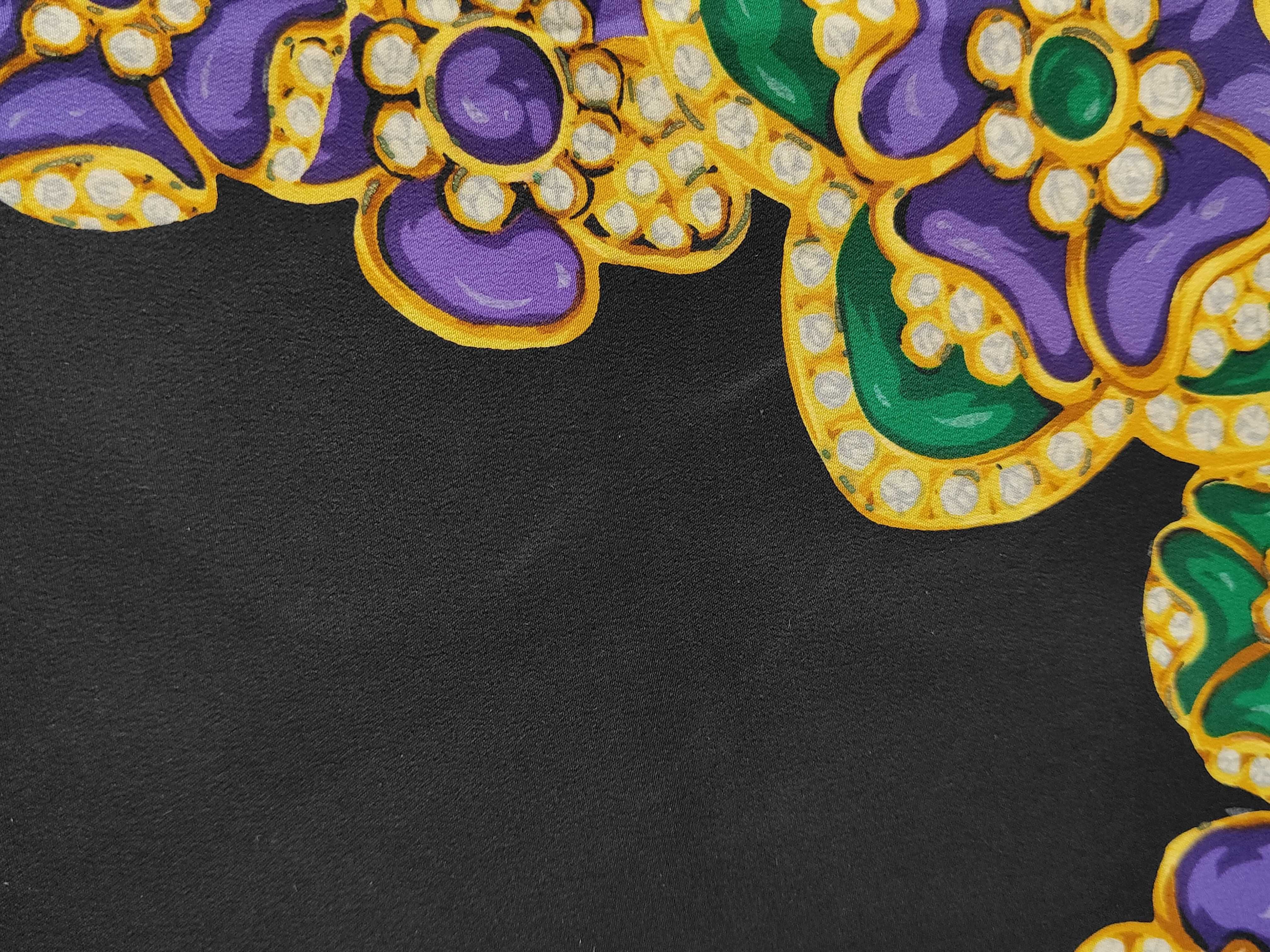 silk scarf with jewel pattern, other accessories. — view 6