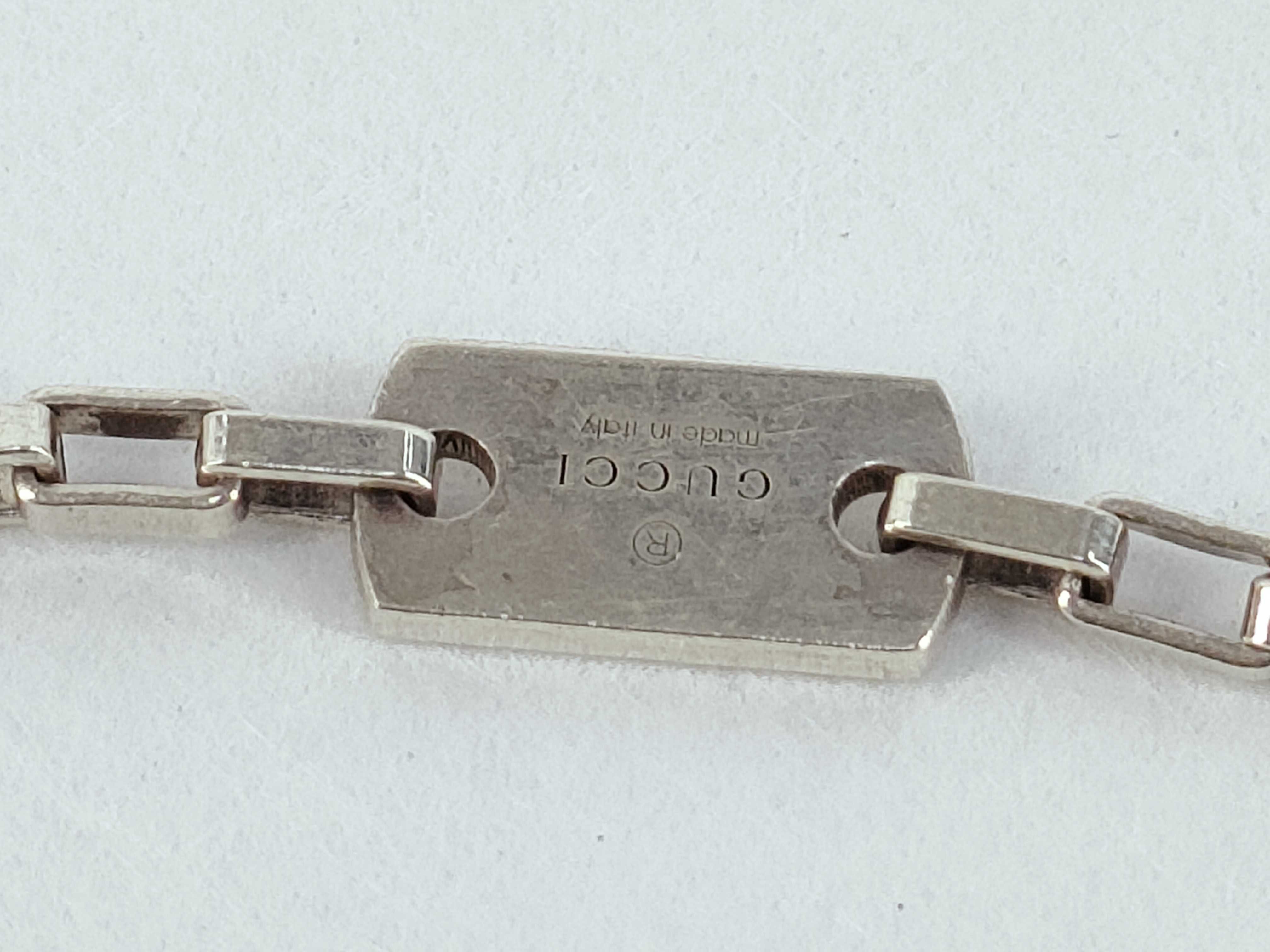accessories, Gucci Venetian chain necklace, sterling silver 924 necklace. — view 3