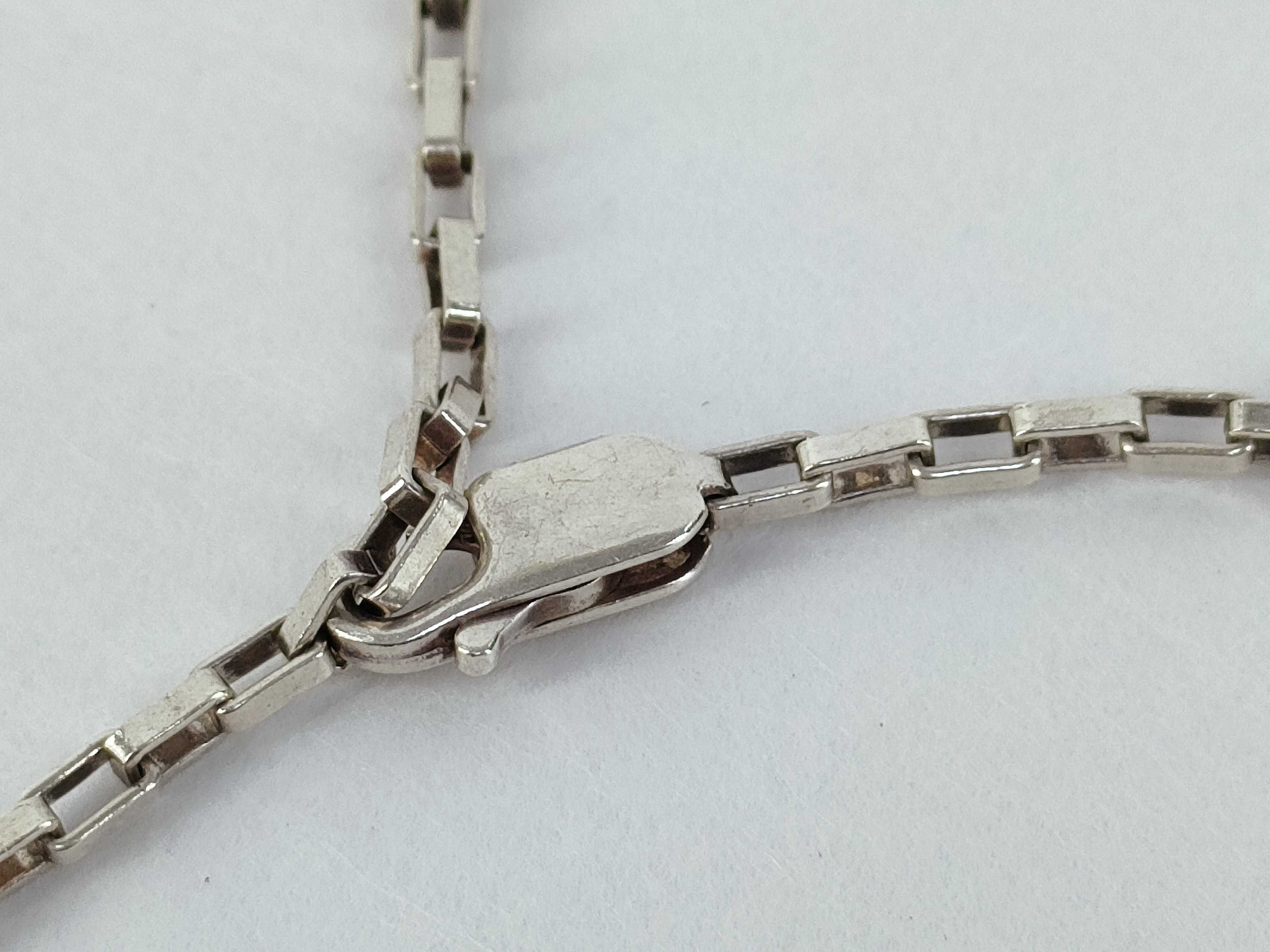 accessories, Gucci Venetian chain necklace, sterling silver 924 necklace. — view 4