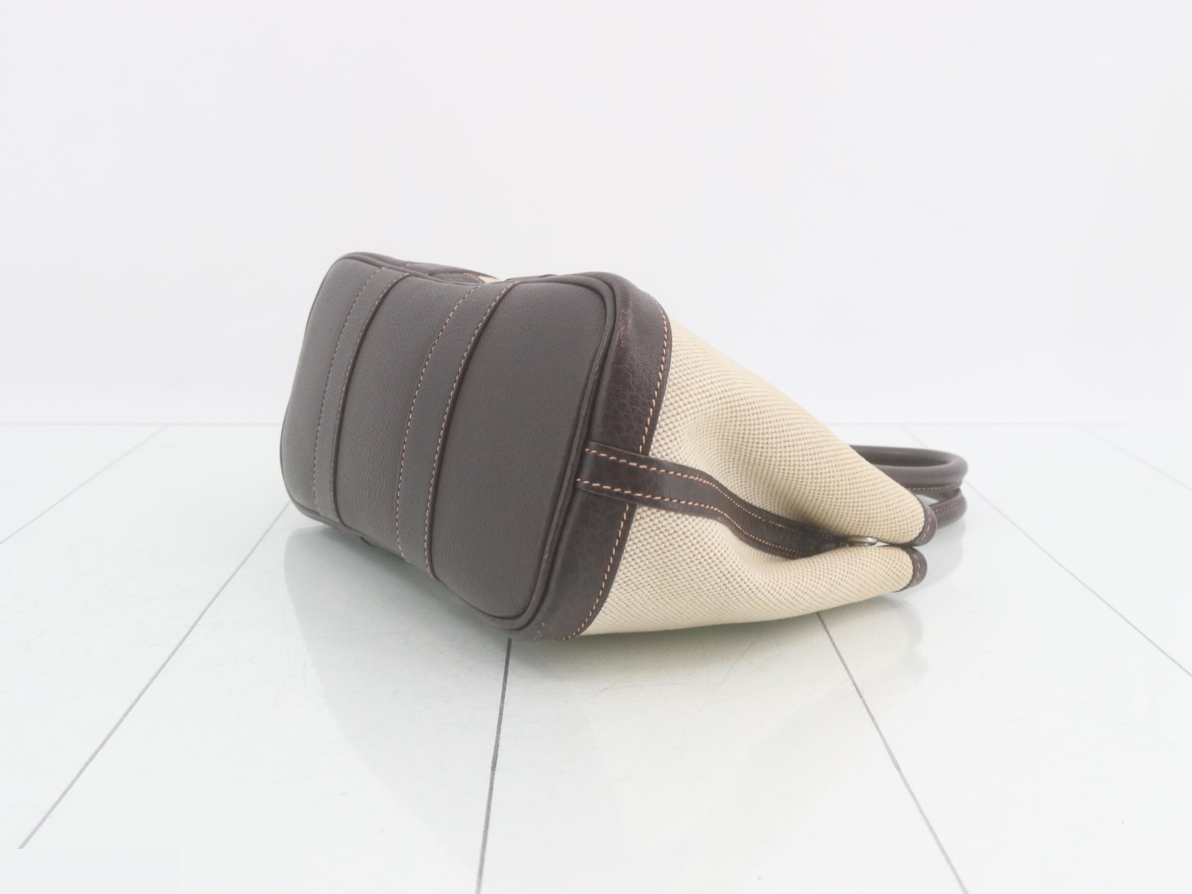 Garden Party TTPM Canvas/Leather Handbag ( I stamp) — view 6