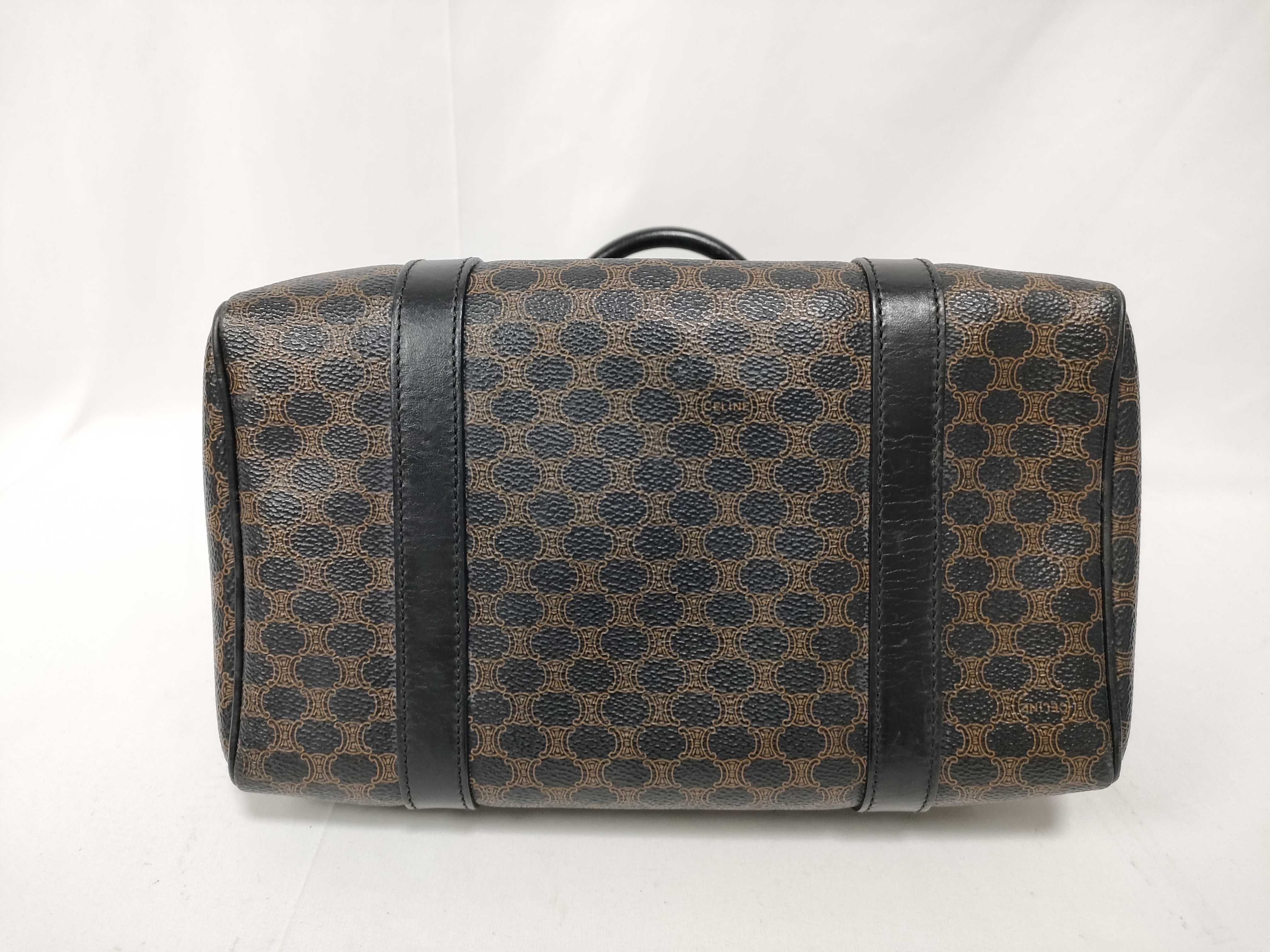 Black Macadam Mini Boston Triomphe Bag Handbag — view 3