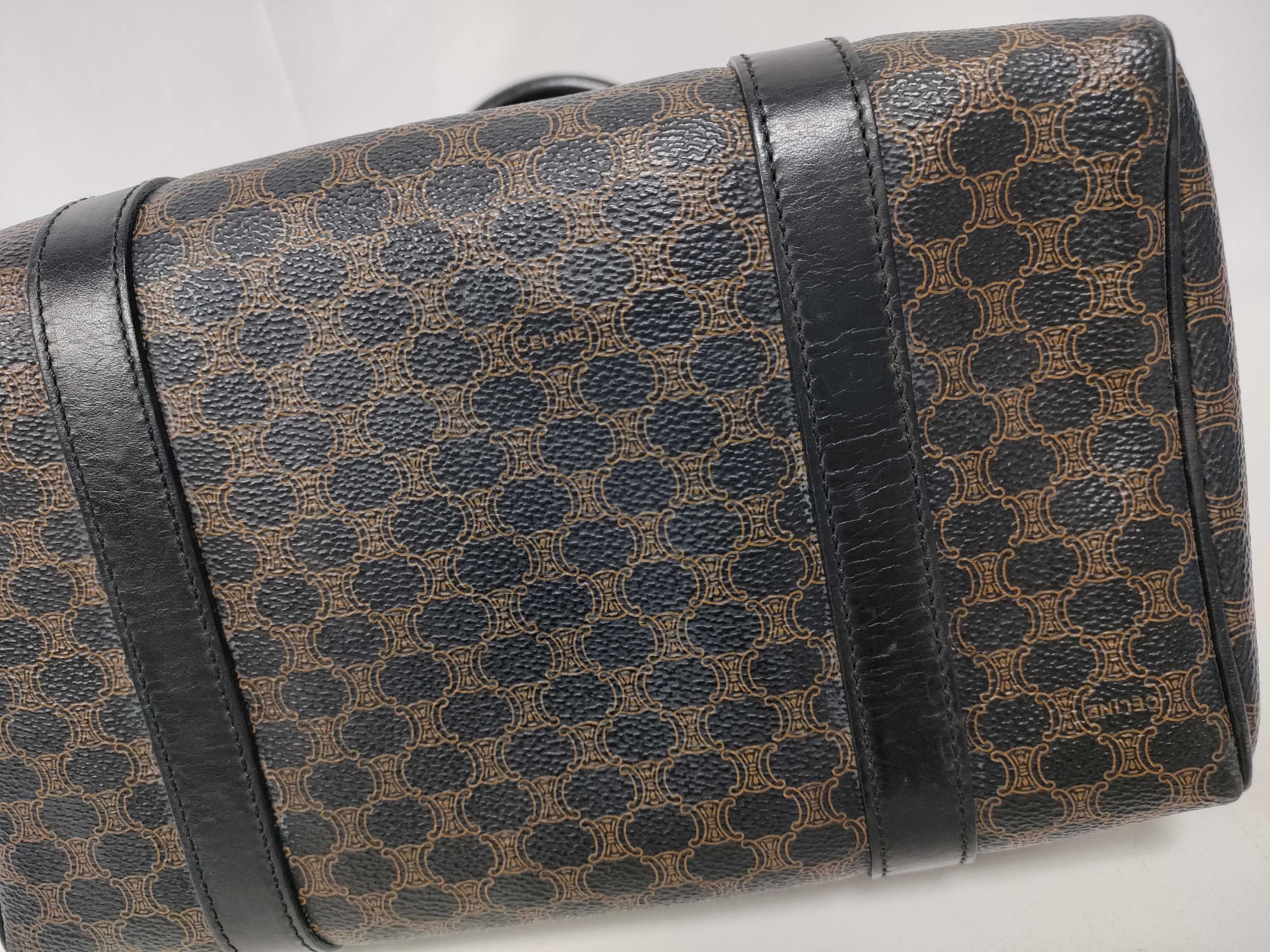 Black Macadam Mini Boston Triomphe Bag Handbag — view 4